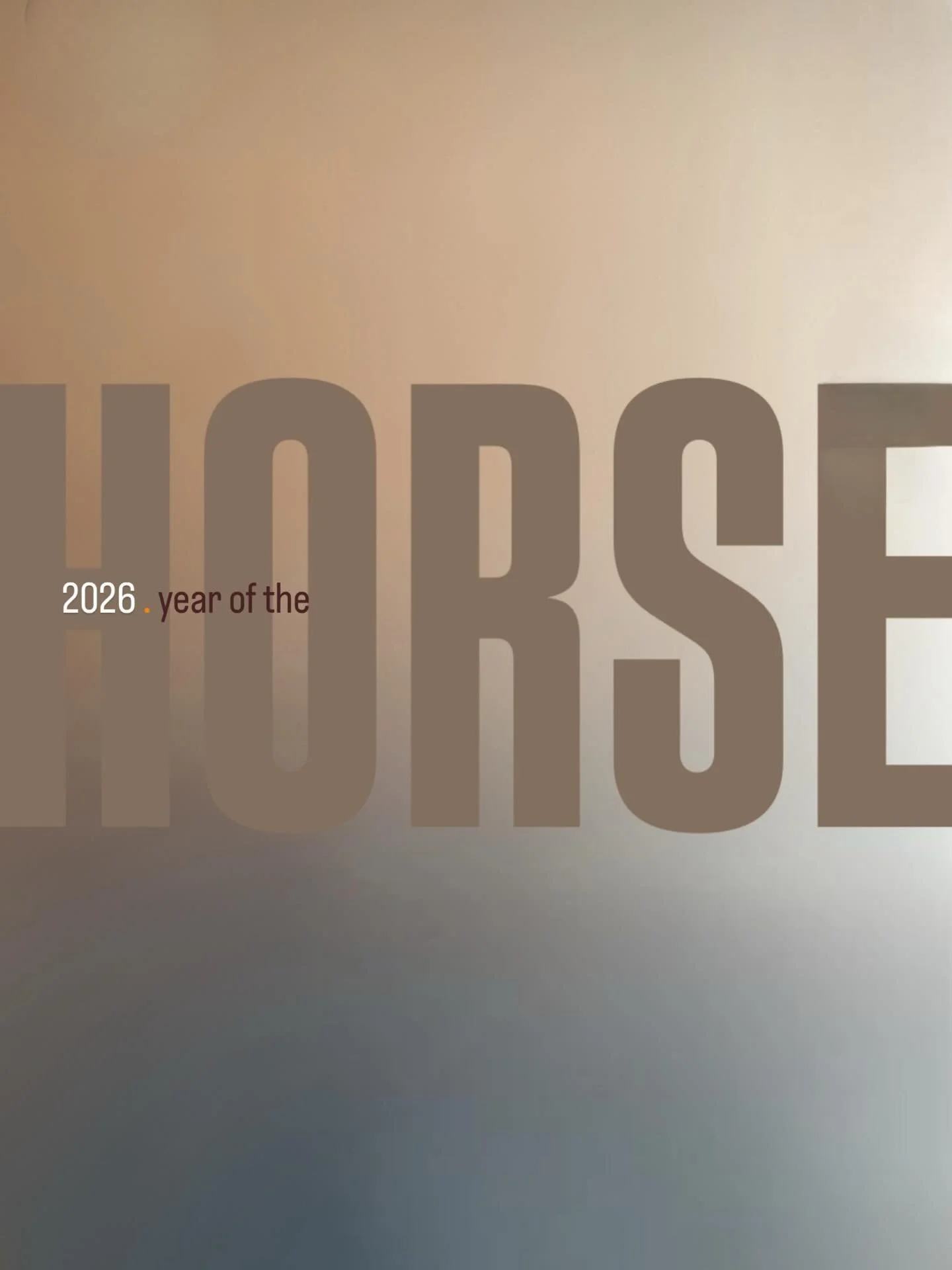 2026 is the year of the horse which means Let&rsquo;s Go! 

Looking forward to a year of beautiful collaborations bringing your big, uncertain, curious, nagging, wild, wonderful ideas to life! 

We&rsquo;re ready, chomping at the bit. 

#yearofthehor