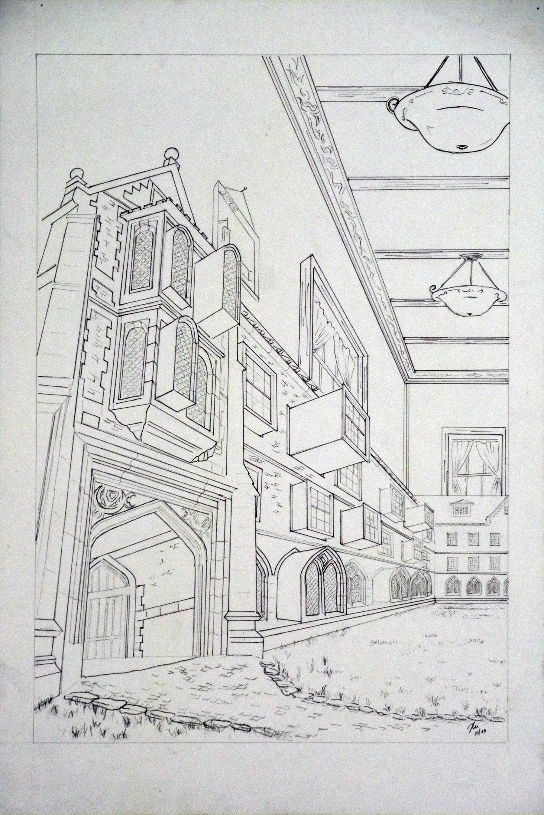 Xu. Outdoors Indoors. Pen on Paper. 15x22 inches. 10-09.jpg