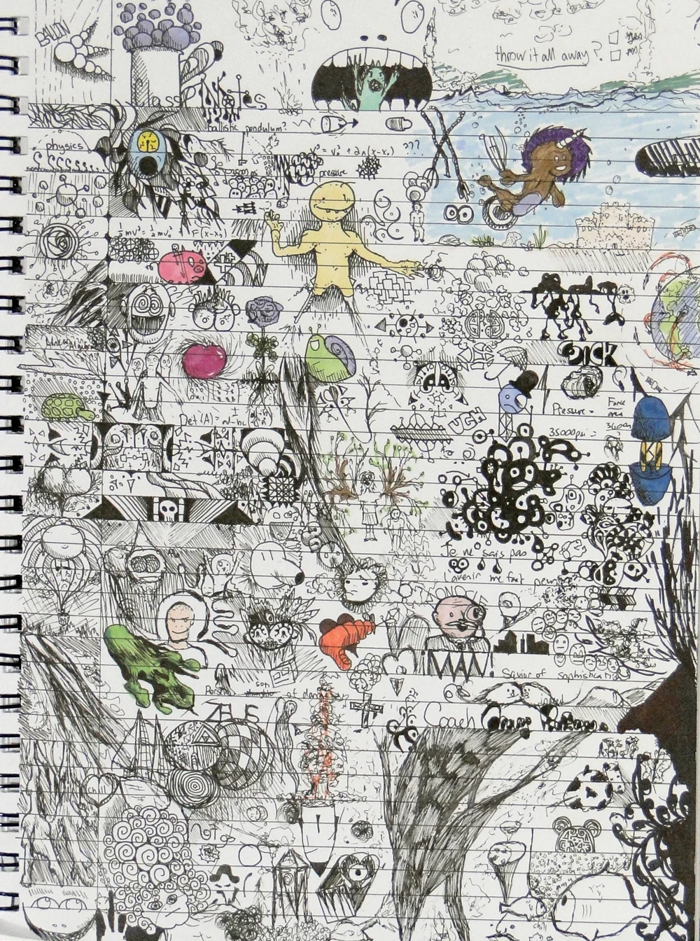 Dehmlow.A Day of Class.Pen and Marker on Paper.11x9in.11-10.jpg