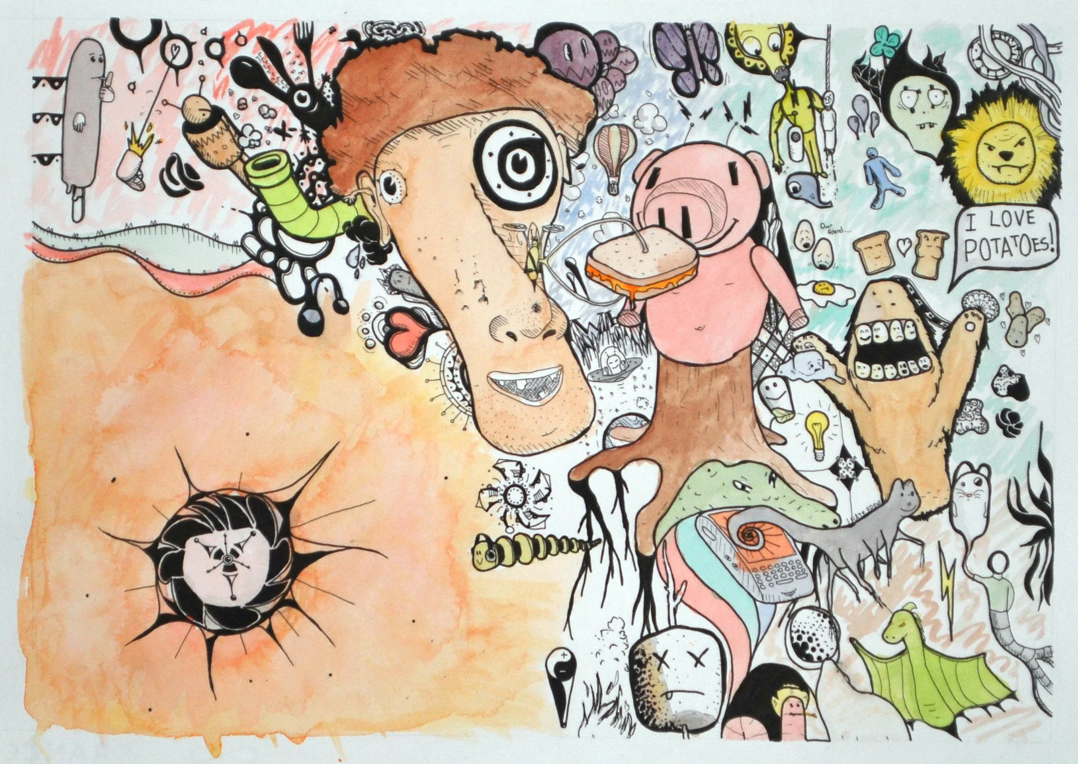 Dehmlow.I Love Potatoes.Pen & watercolor on Paper.15x11in.01-10.jpg