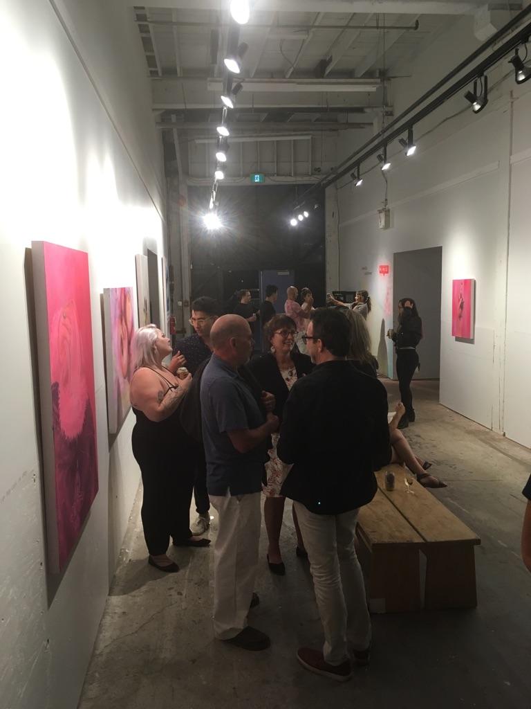 Photo of opening, taken by Kim C.