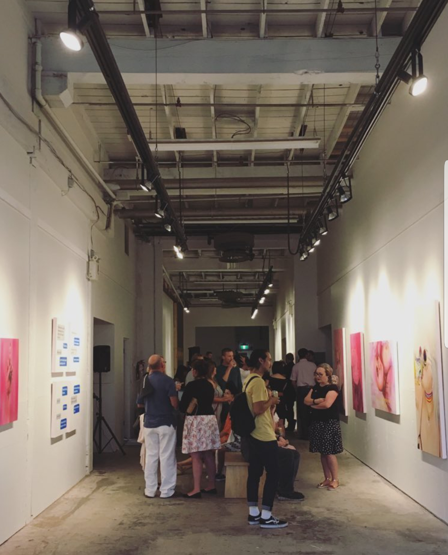 Photo of opening, taken by Heather I.