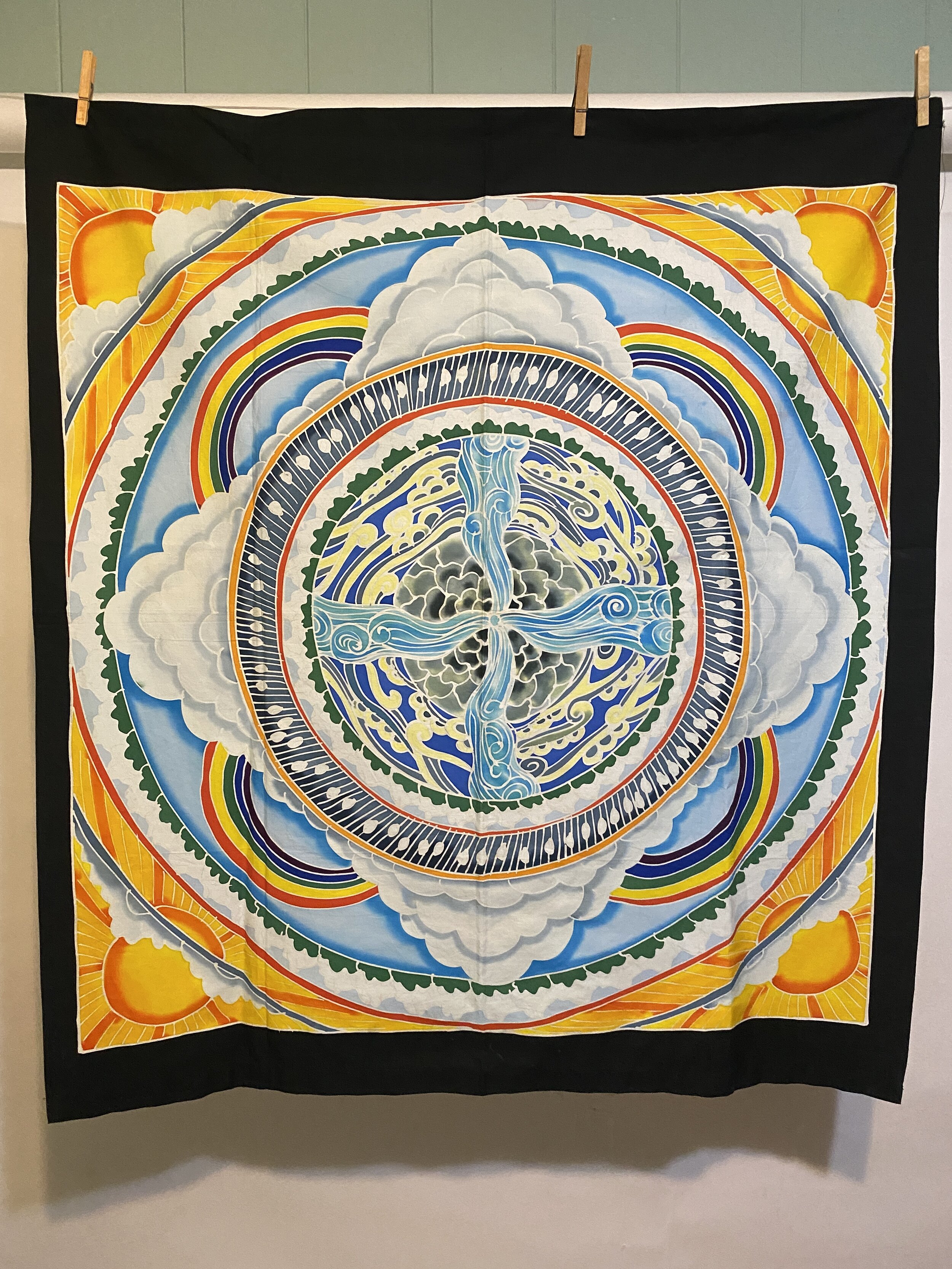 Elements Mandala Tapestry