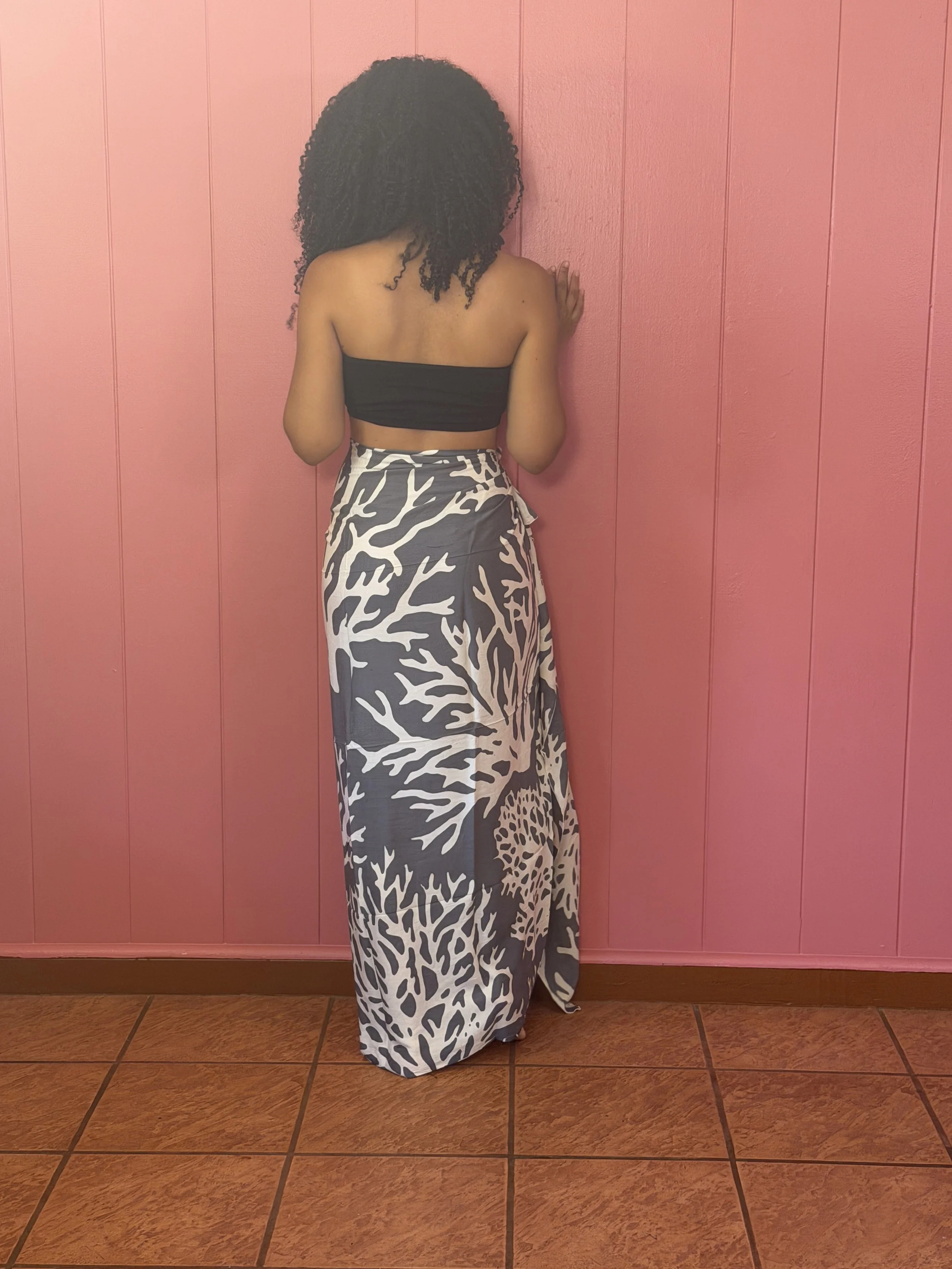 Coral Puff Standard Sarong