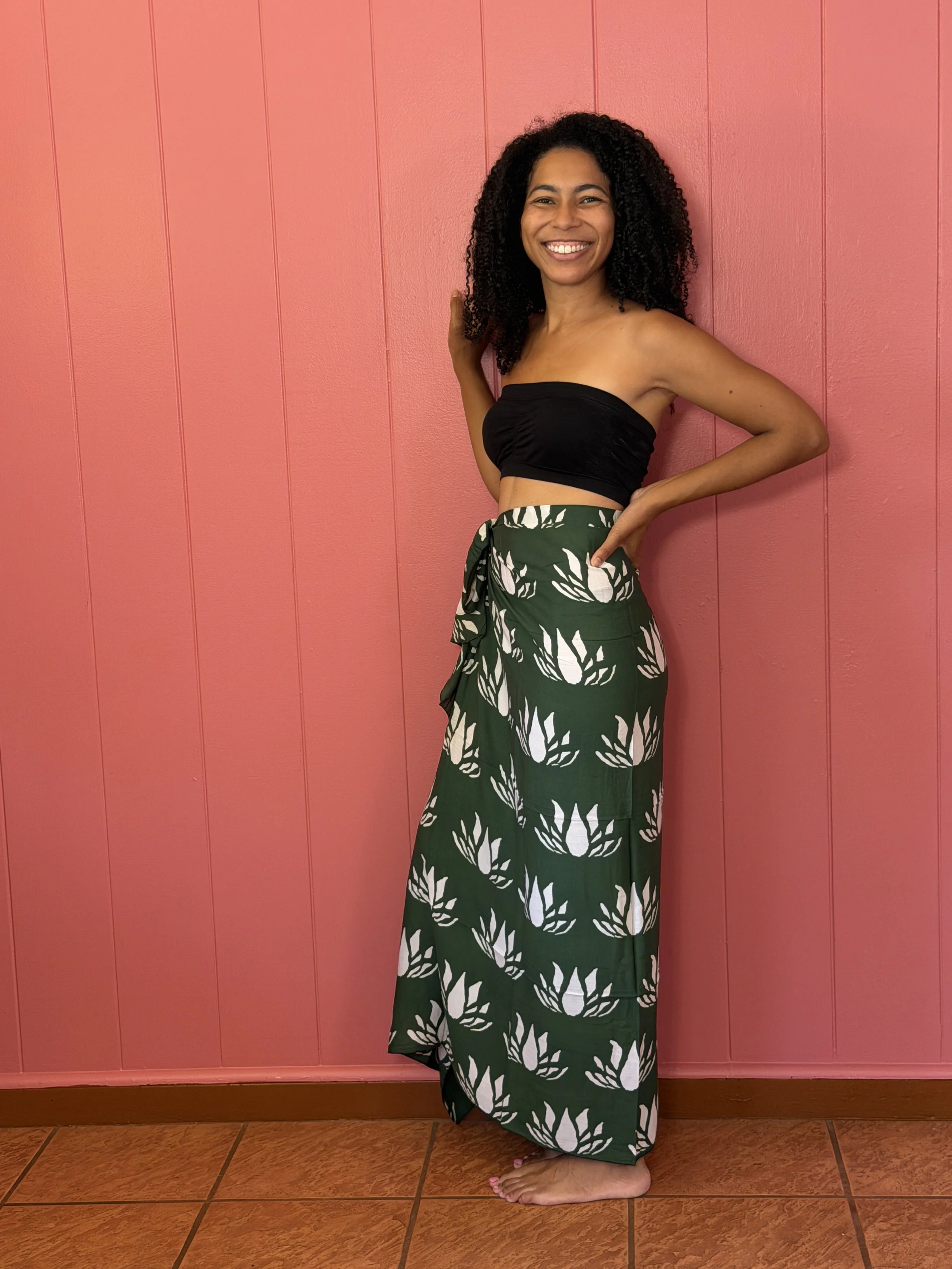 Lotus (All Over) Standard Sarong