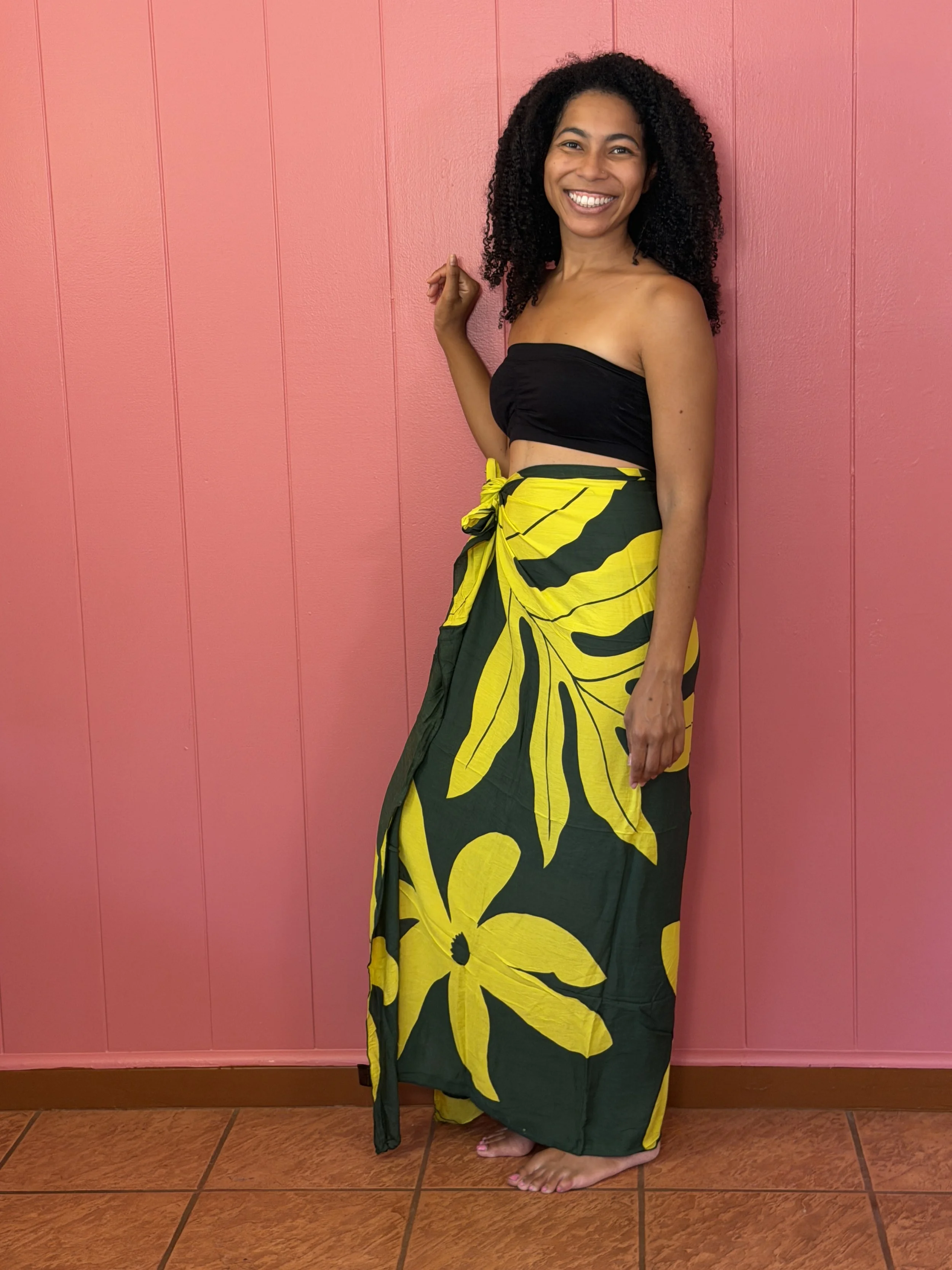 Tahitian Garden Standard Sarong