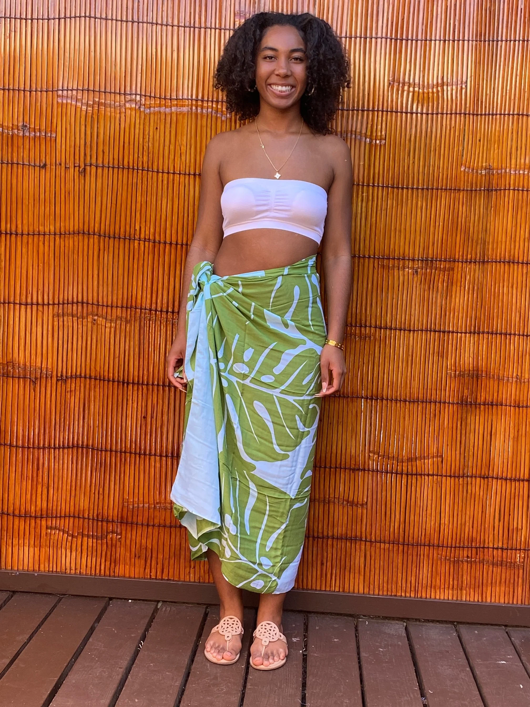 Big Monstera Leaf Standard Sarong