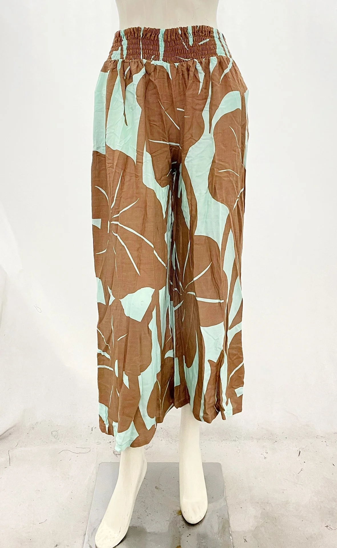 HALEIWA PANT-TARO LEAF-DUSTY AQUA-CARAMEL CAFE.jpg