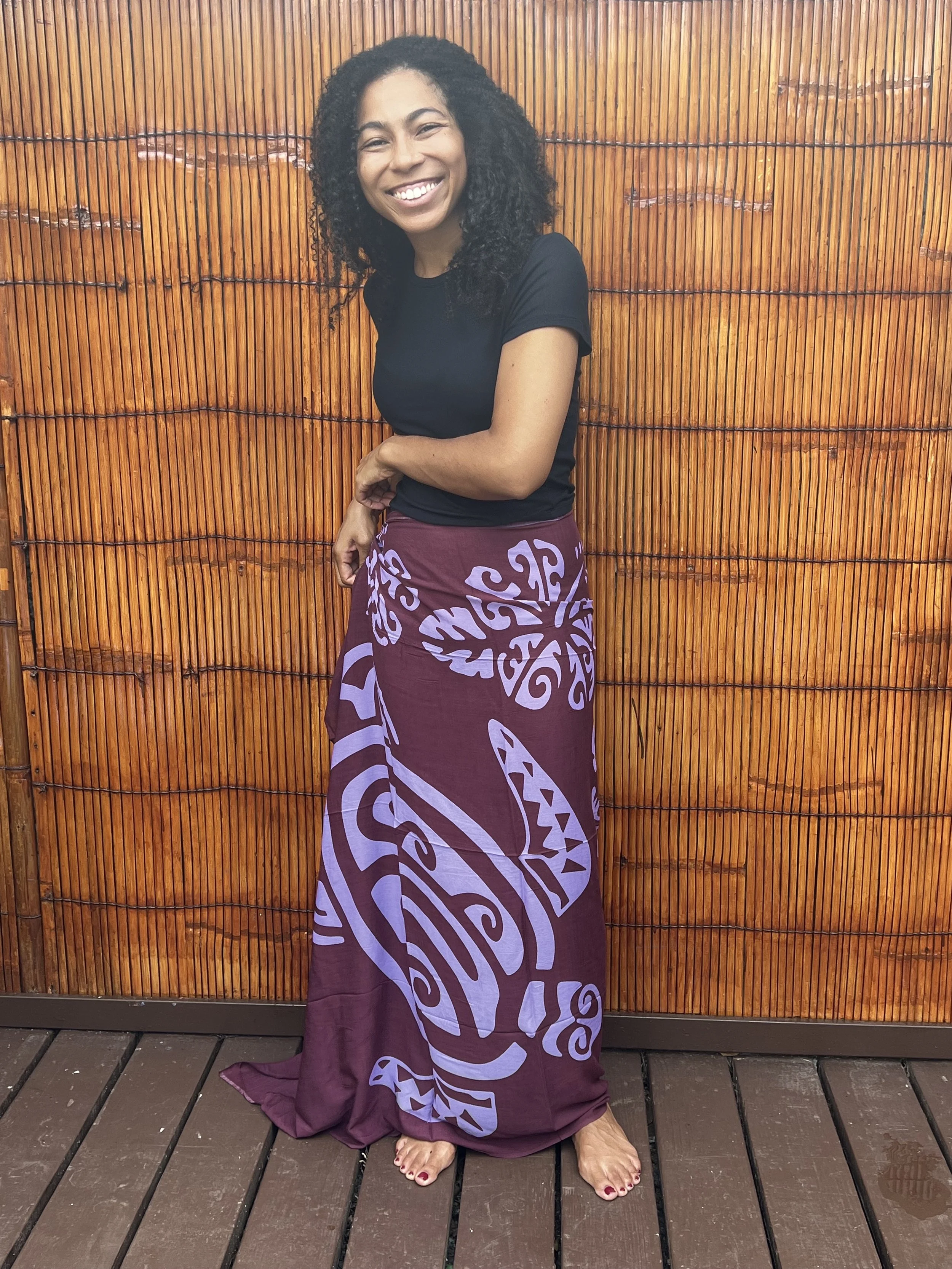 Turtle & Manta Ray Tattoo Sarong