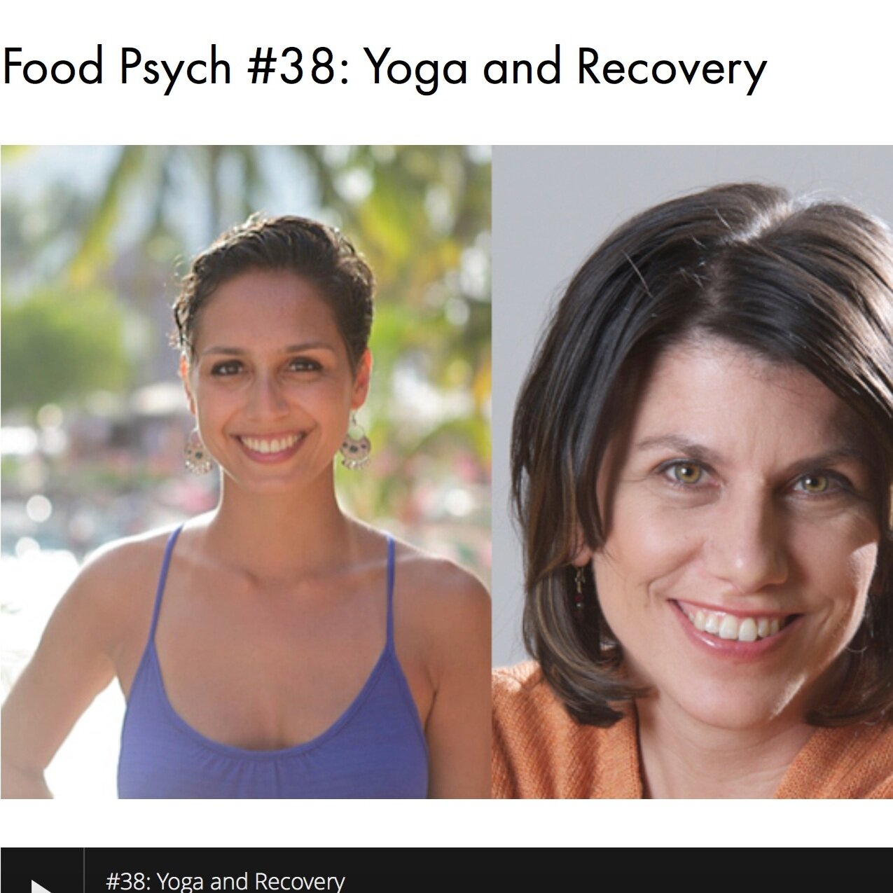 Food Psych Podcast: Yoga and Recovery
