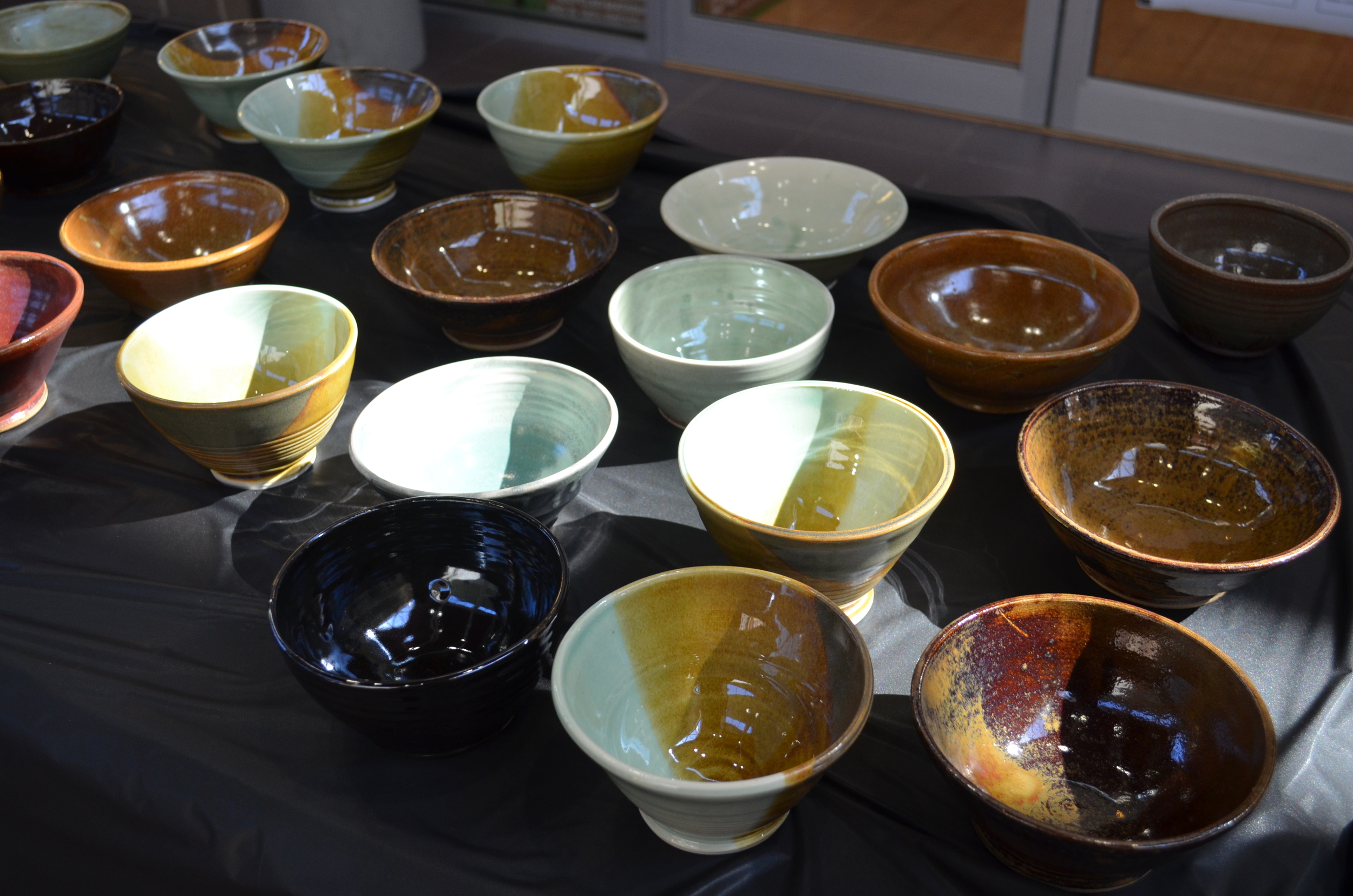 Each bowl is a unique reminder of the needs of the community.