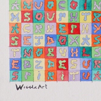 God in some 46 words
Watercolor on #moulinricharddebas
#abstractpainting #painting #artoftheday #artcollectors #wiggleart #alphabet #god #vasarely #danielsmithwatercolor #watercolor #aquarelle #emergingart #art #painting #contemporaryart #artcontemporain #brooklynart #americanart #spiritual #spiritualart #psychedelicart #weedartist #transcendental #artworld #fineart #nycart #santafeart
Martinrixeart.com
