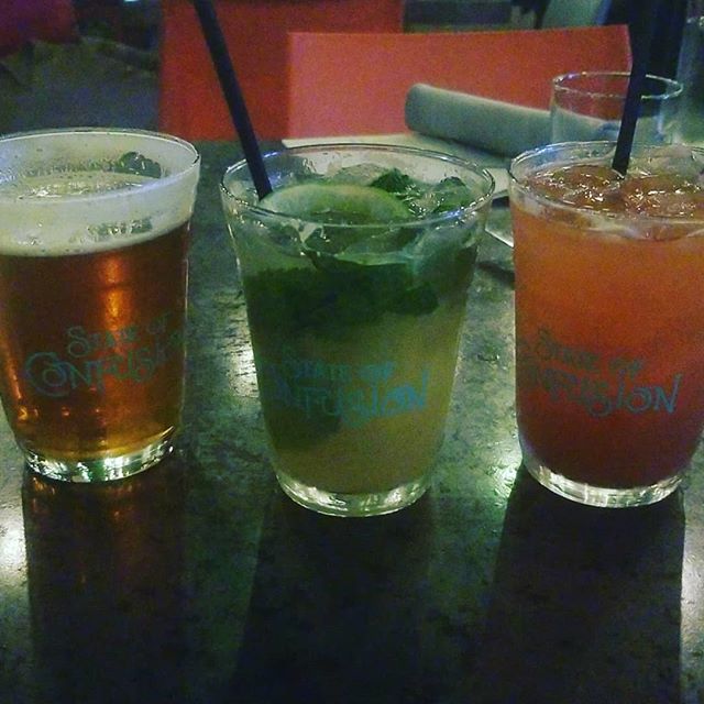 All of the drinks! Little @huttonandsmithbrewing IPA, Fresh Pressed Mojito, and a Strawberry Basil Agua Fresca with @trianontequila - @confusionchattanooga. Get tickets while you can for the next 3st before it's to late!!