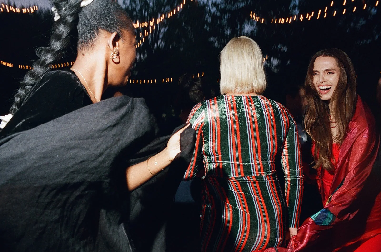 Guests dance during Los Angeles wedding reception.