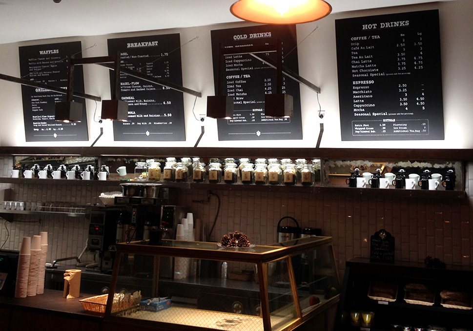 Bustle & Flow menu boards