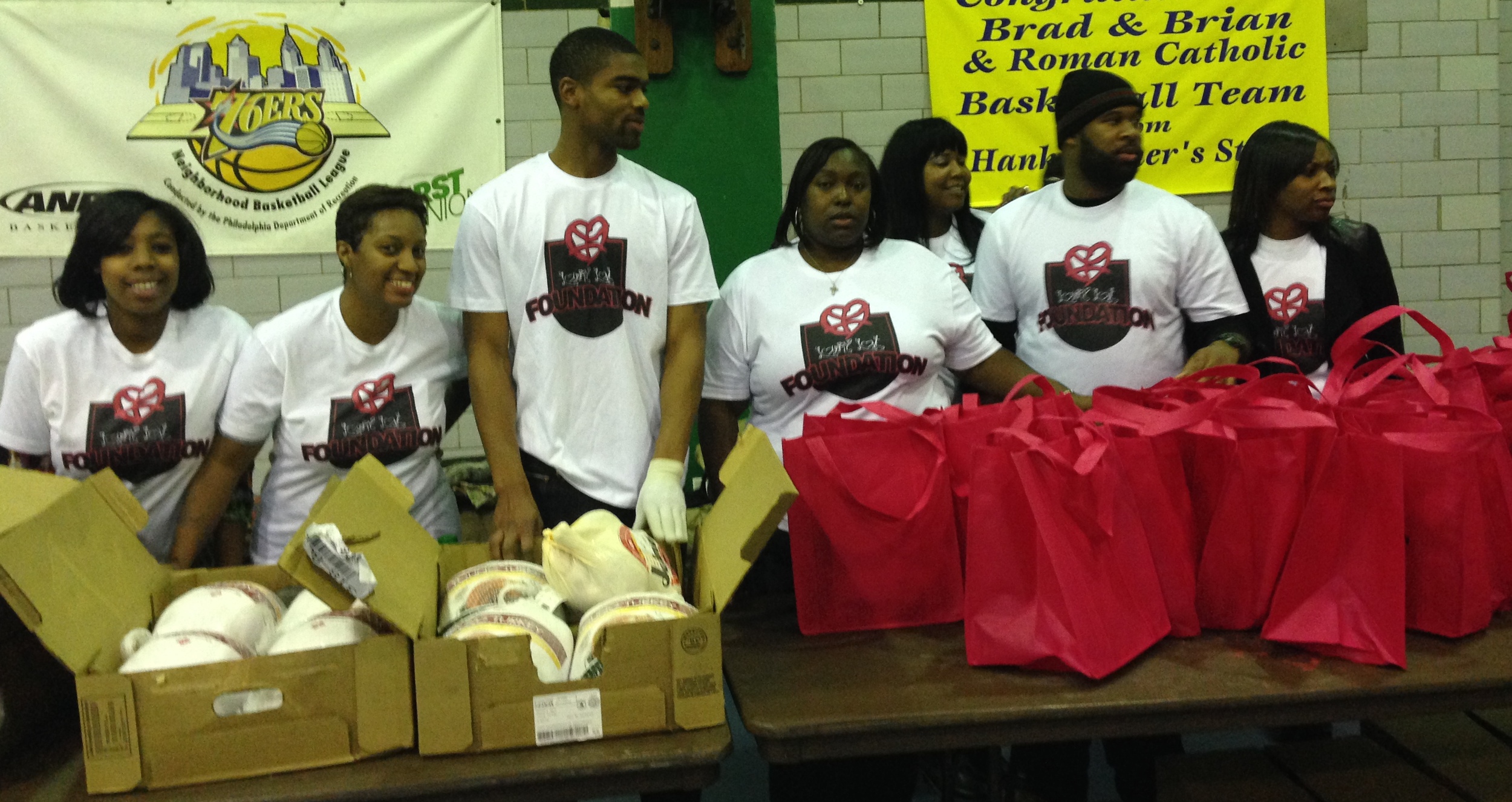 On November 25th, 2013, we held our very first Lowry Love Thanksgiving at Hank Gathers Recreation Center. At the event we gave 150 families in need baskets made up of all the ingredients needed for a proper Thanksgiving dinner. Check out photos from the day HERE .
