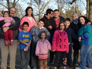 Family and supporting members of SSFAC founders Shane and Lona Lakatos