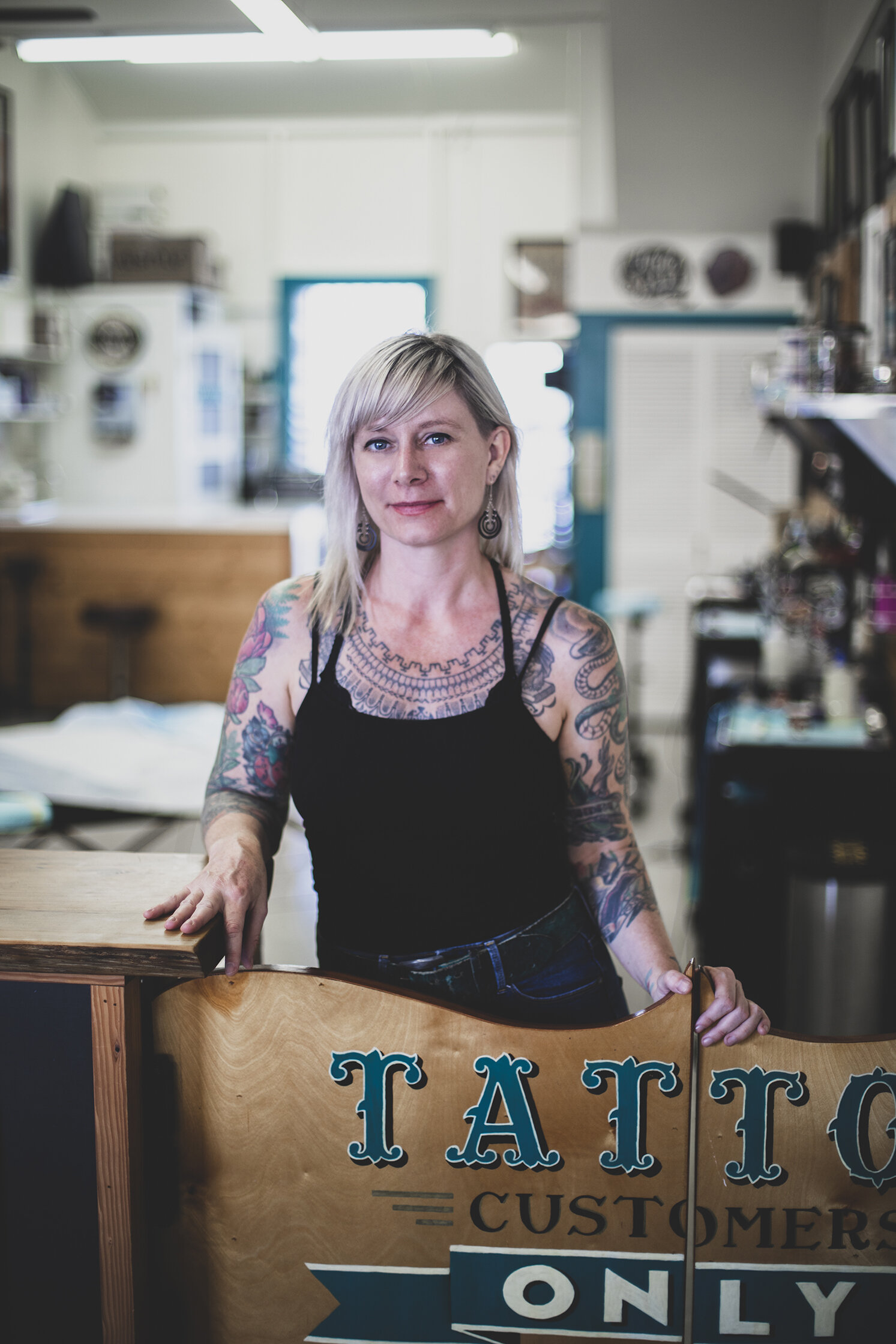 South Seas Tattoo owner Kristin Lowery