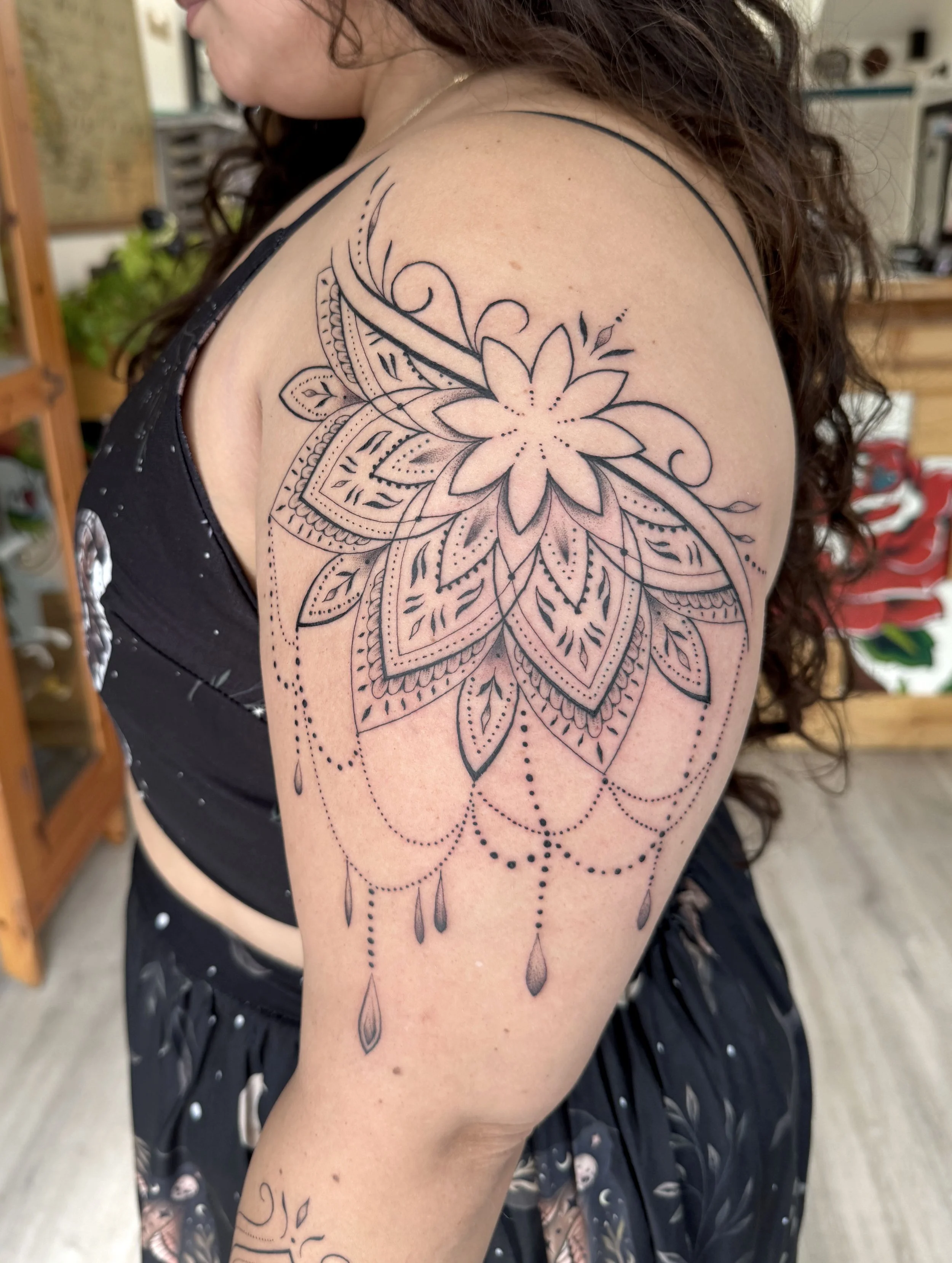 Delicate Mandala Tattoo