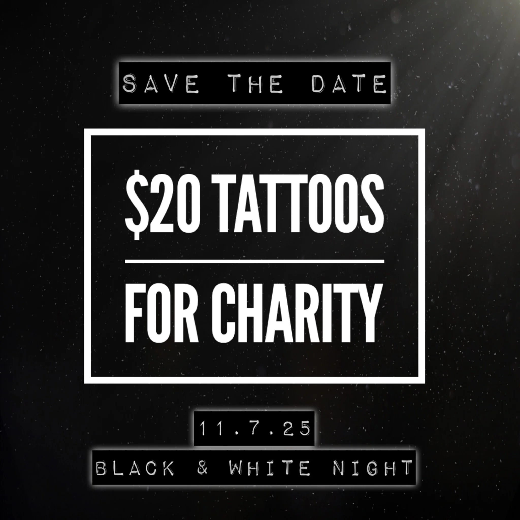 One month away! We&rsquo;re bringing back our Hilo Black &amp; White Night tattoos for charity event. Tentatively from 3pm-7pm on 11/7. Mark your calendars&hellip; more details to come! 🖤 
.
.
.
#downtownhilo #hilofirstfridays #tattoosforcharity #bi