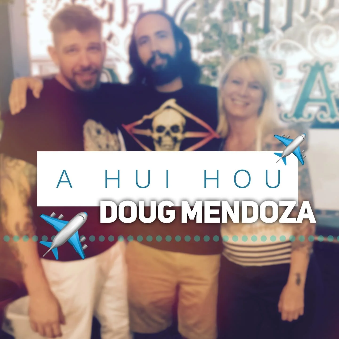 We are sad to announce that @dug_mendoza will be heading to the mainland in just a few short weeks.😢 Doug has been with the shop for nearly a decade and is a true master of his craft. He has brought a deep dedication to his art &amp; clients, and a 