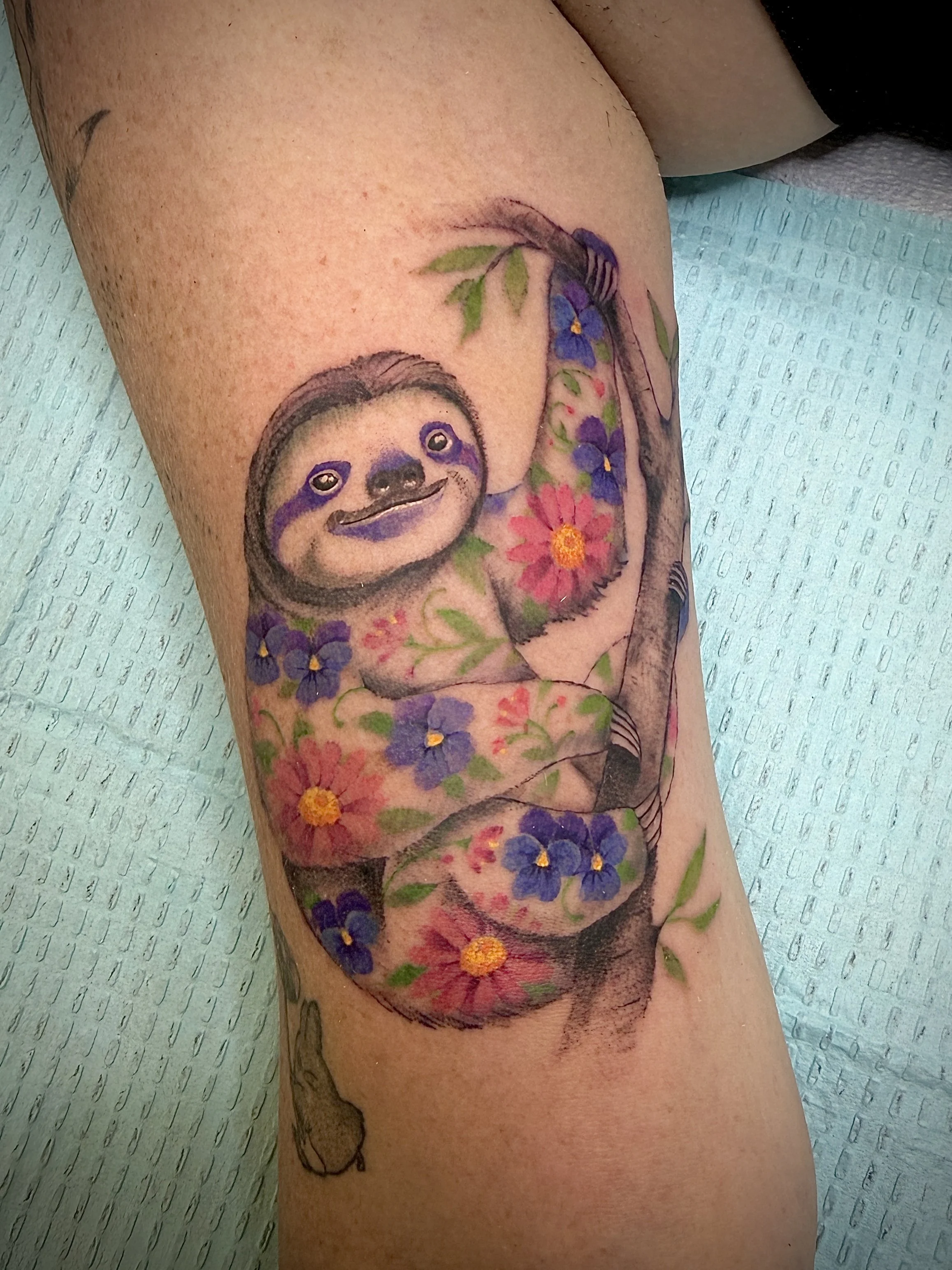 Floral Sloth