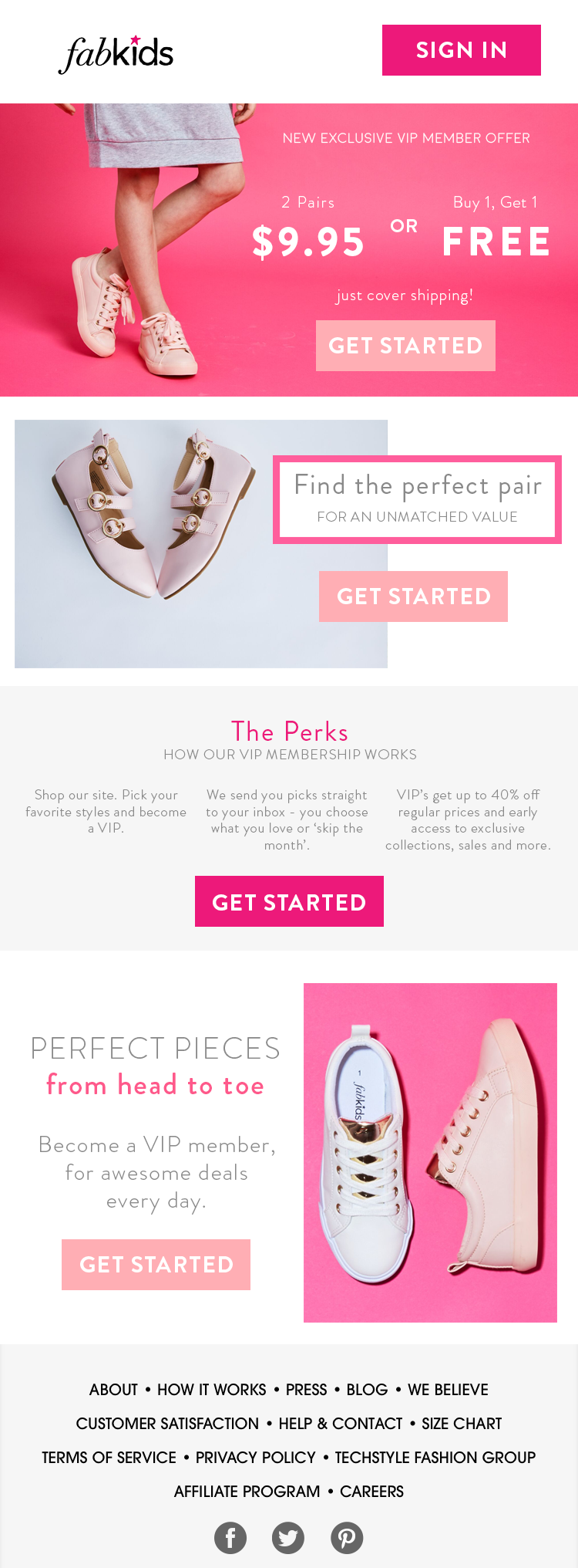 Shoe Landing Page