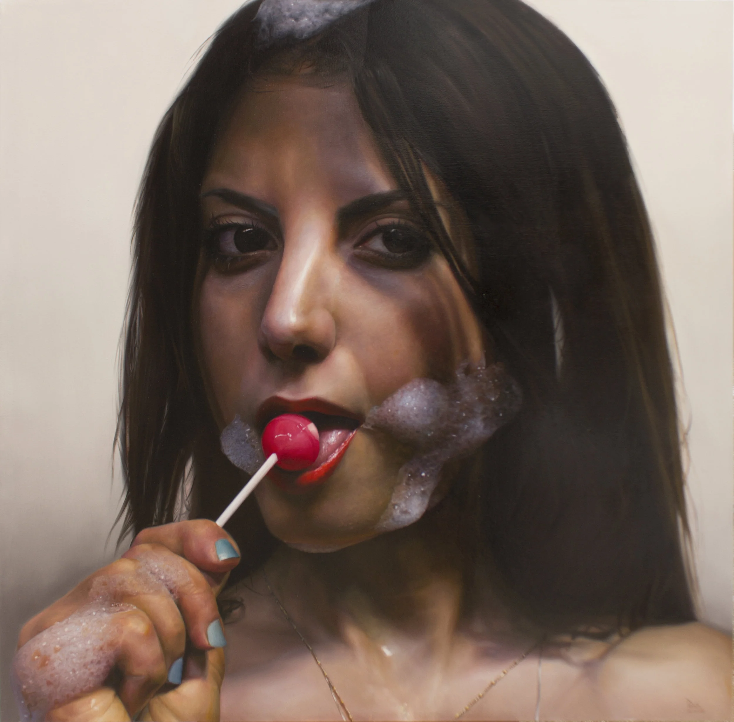 Bubbles 42” x 44”