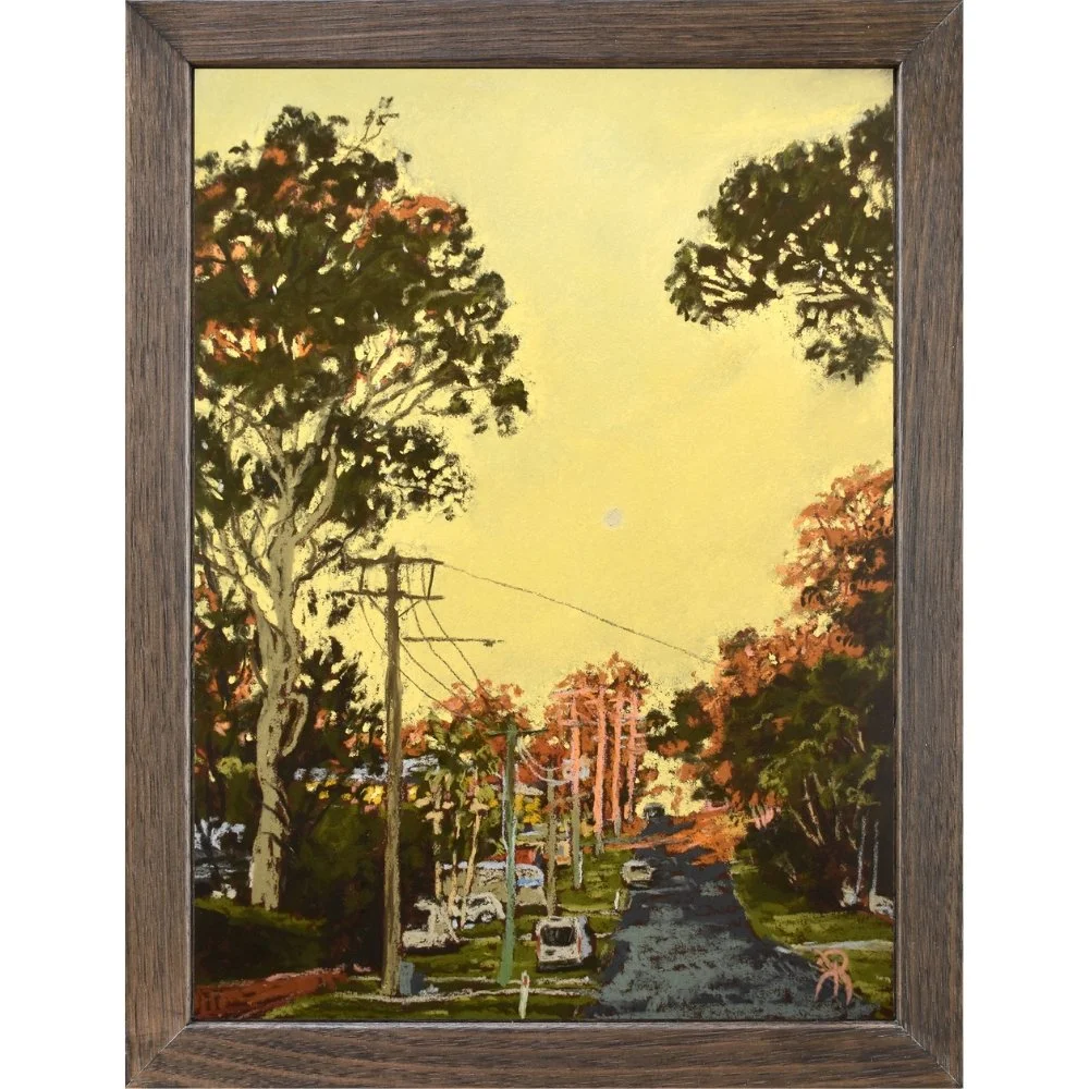 Daniel Rivers - Lake Road, Moon Rise: Morisset Peninsula