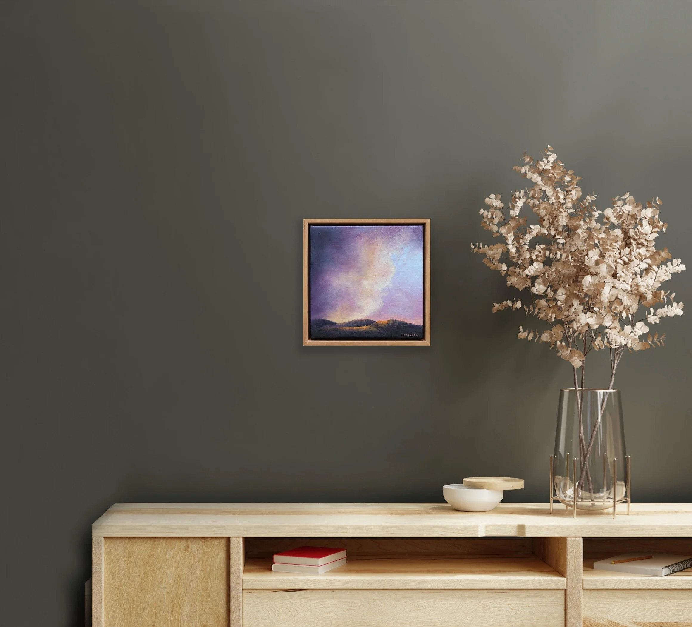 Jo Fernandez, oil painting, cloud painting, The Corner Store Gallery._0142.JPG