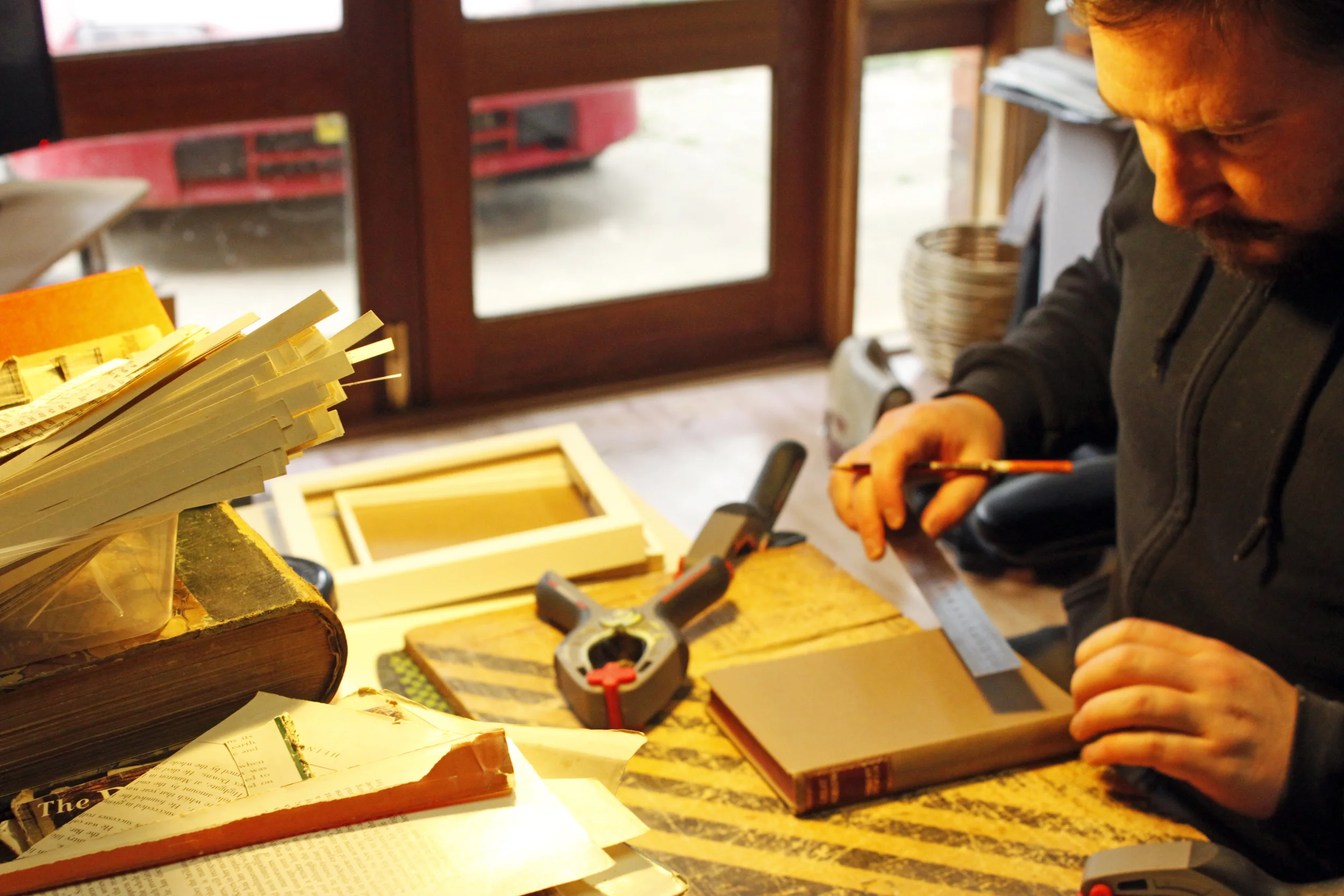 Studio visit with Curtis Peasley