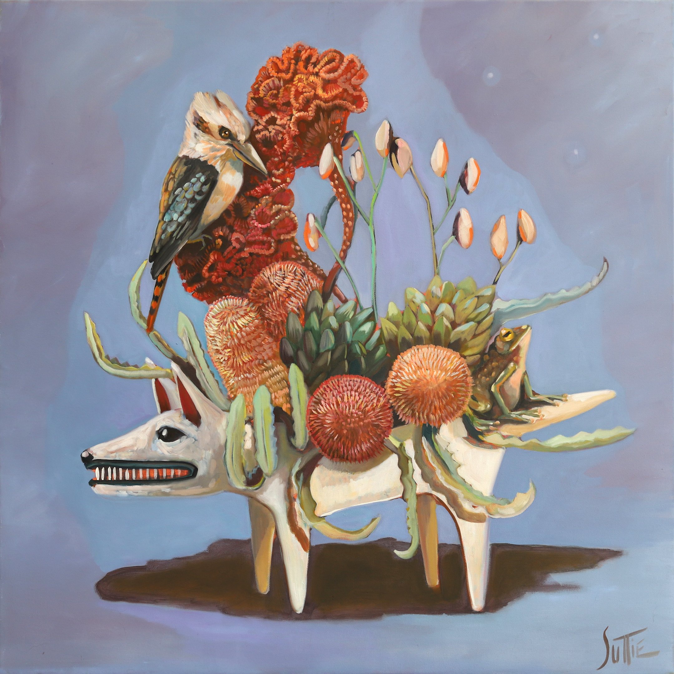 Sam Suttie, Australian Art, Shop Original Art Online, Still Life, Floral Art, Unique Art, The Corner Store Gallery.