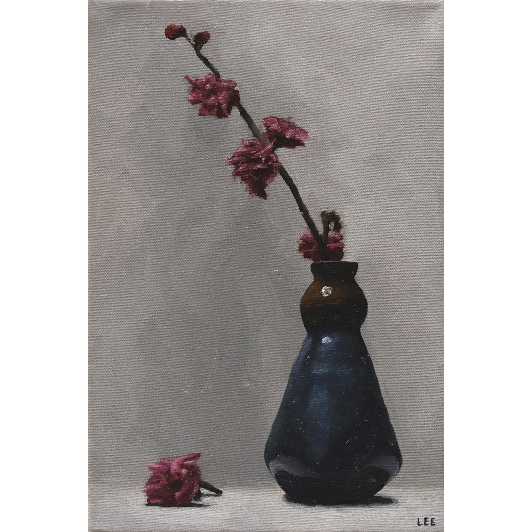 Sean Lee - Prunus x Blireiana in Ceramic Vase