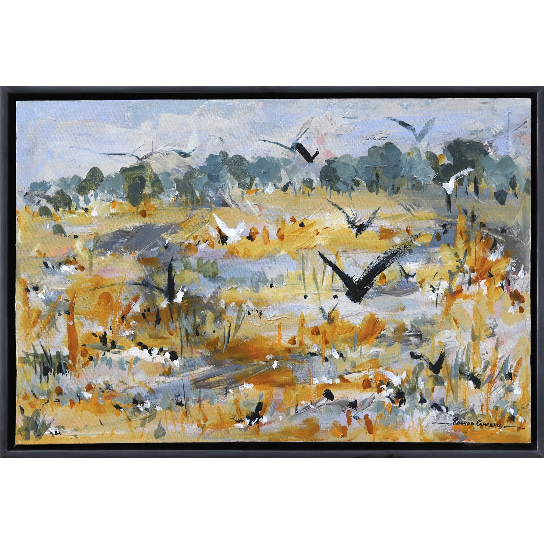 Rhonda Campbell, Australian Art, Abstract Landscape Painting, Shop Original Australian Art Online, The Corner Store Gallery.