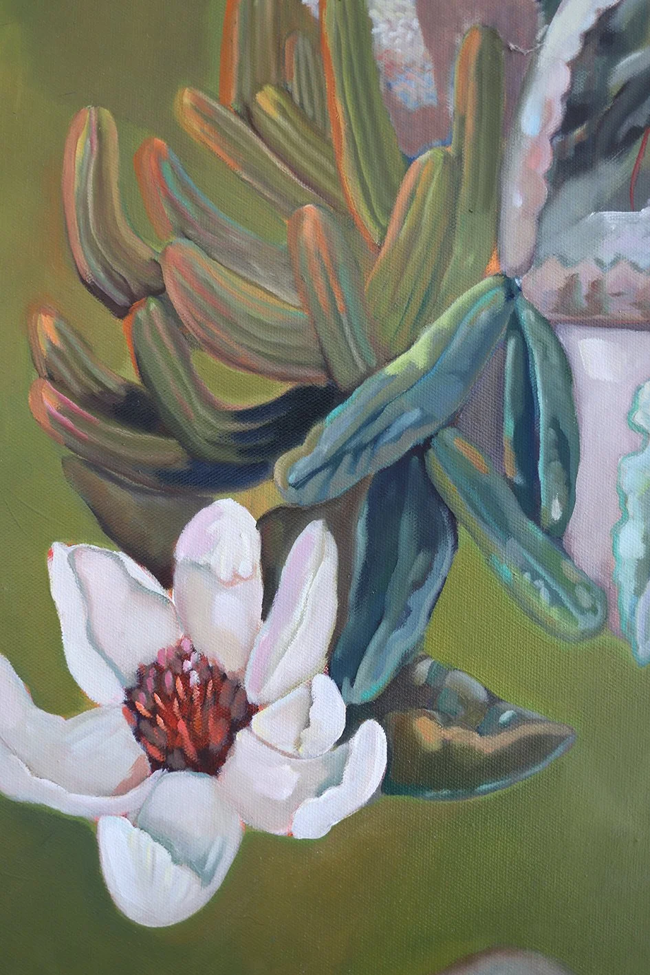 Sam Suttie, Australian Art, Shop Original Art Online, Still Life, Floral Art, Unique Art, The Corner Store Gallery.