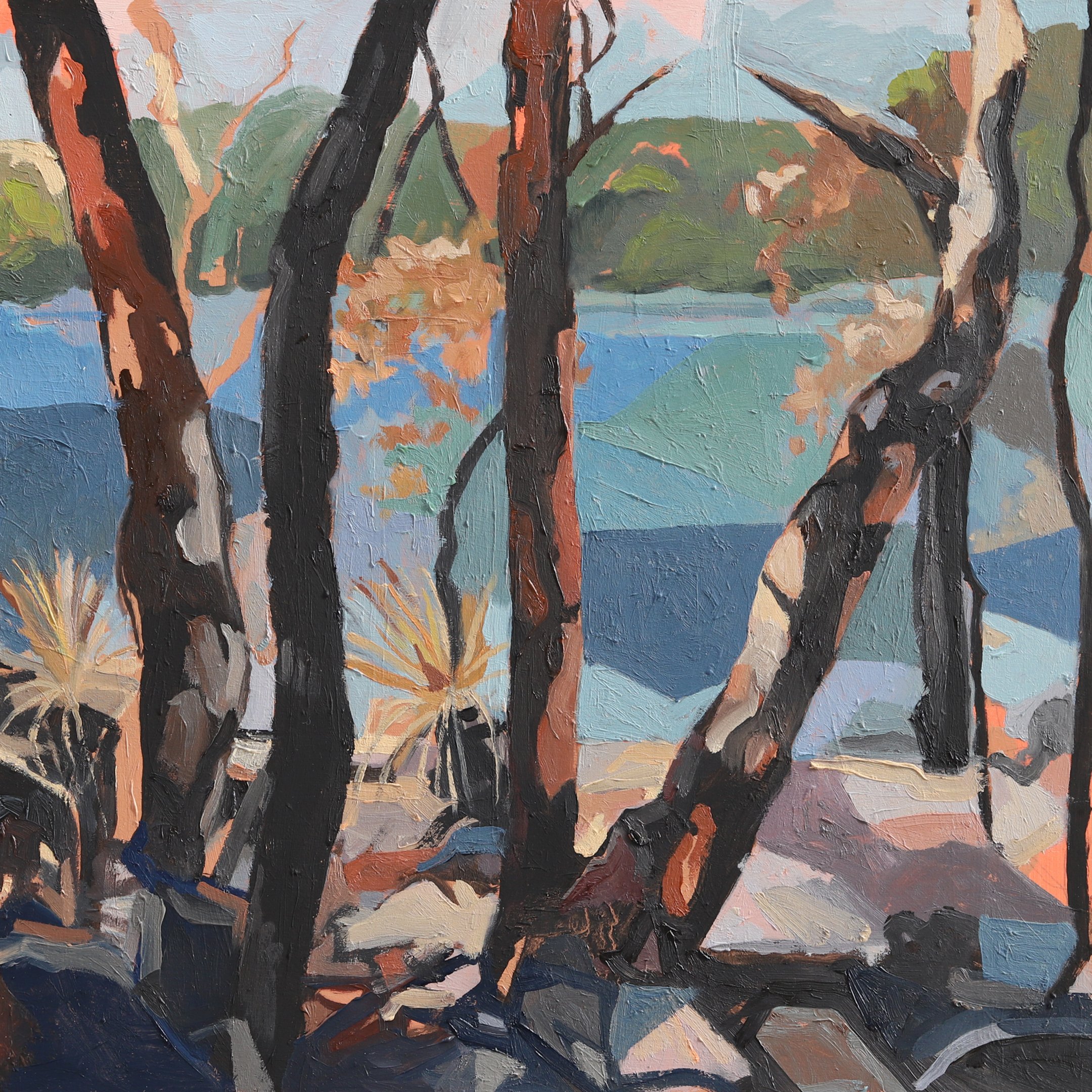 Ana Anderson, Australian Art, Abstract Landscape Painting, Shop Original Art Online, The Corner Store Gallery.