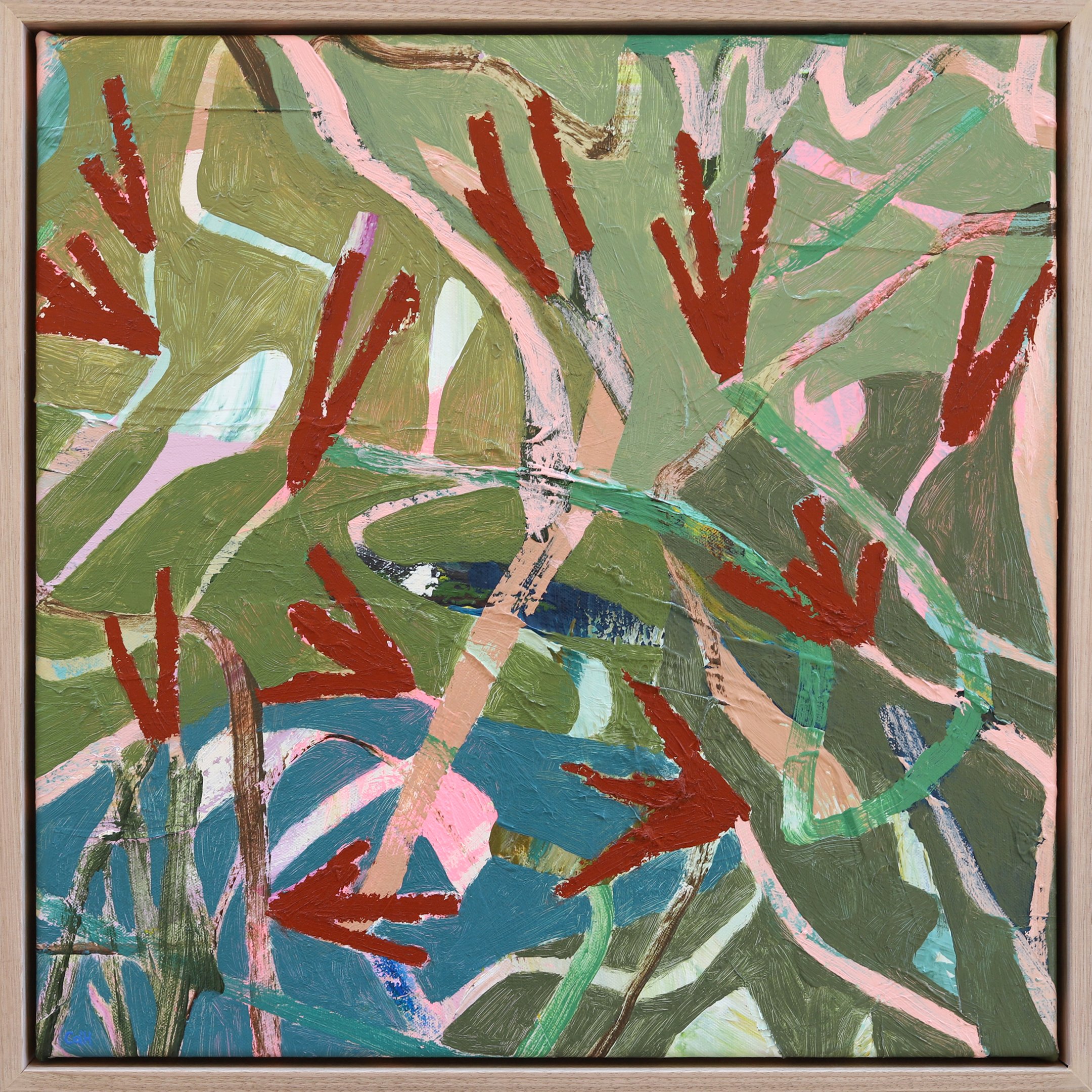 Chris de Hoog, Australian Abstract Art, Colourful Abstract Art, Shop Original Art Online, The Corner Store Gallery.