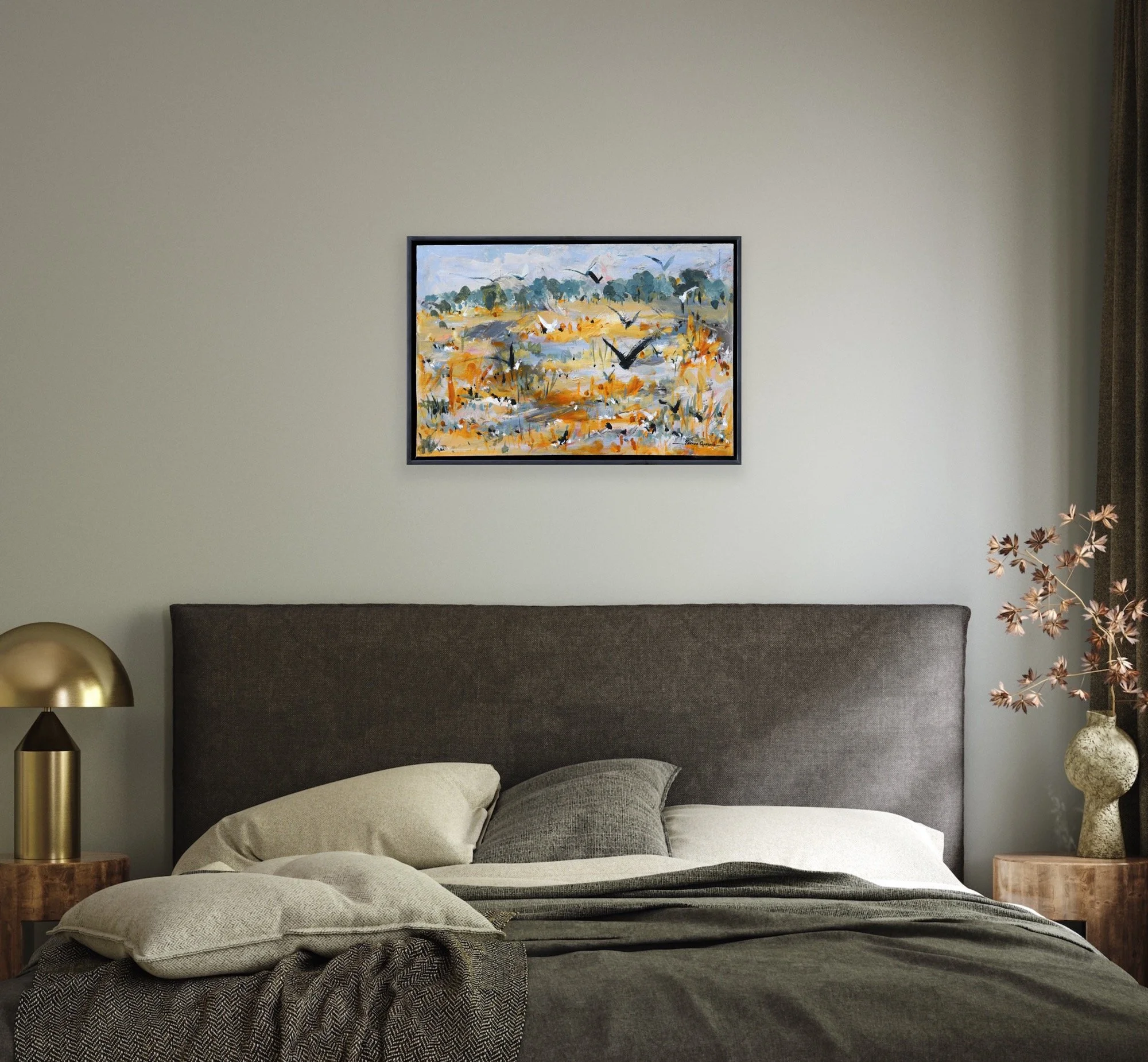Rhonda Campbell, Australian Art, Abstract Landscape Painting, Shop Original Australian Art Online, The Corner Store Gallery.