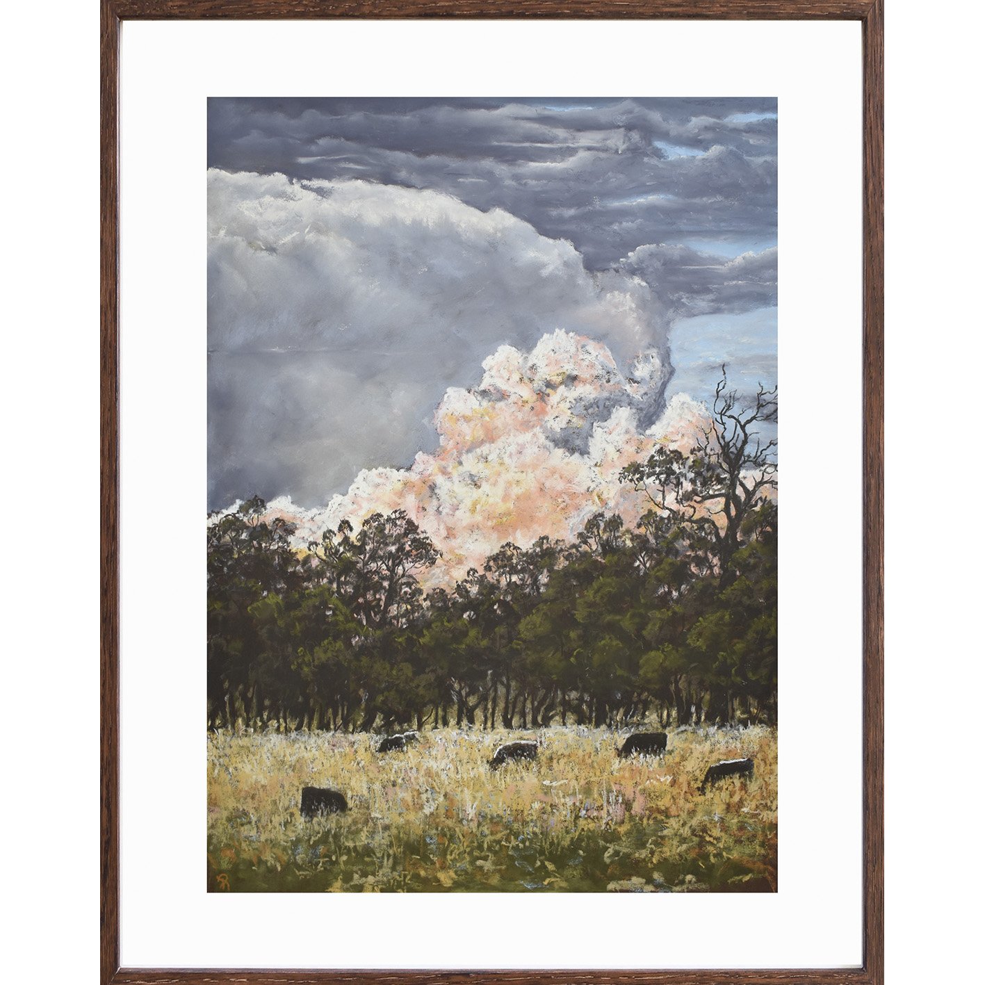 Quiet in the Approach Daniel Rivers, Australian artist Framedsq.jpg