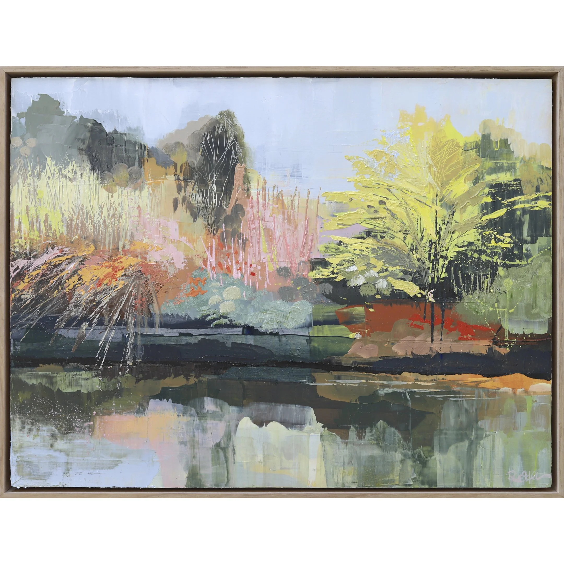 Rachel Melchers - Autumn Gold on the River Bank