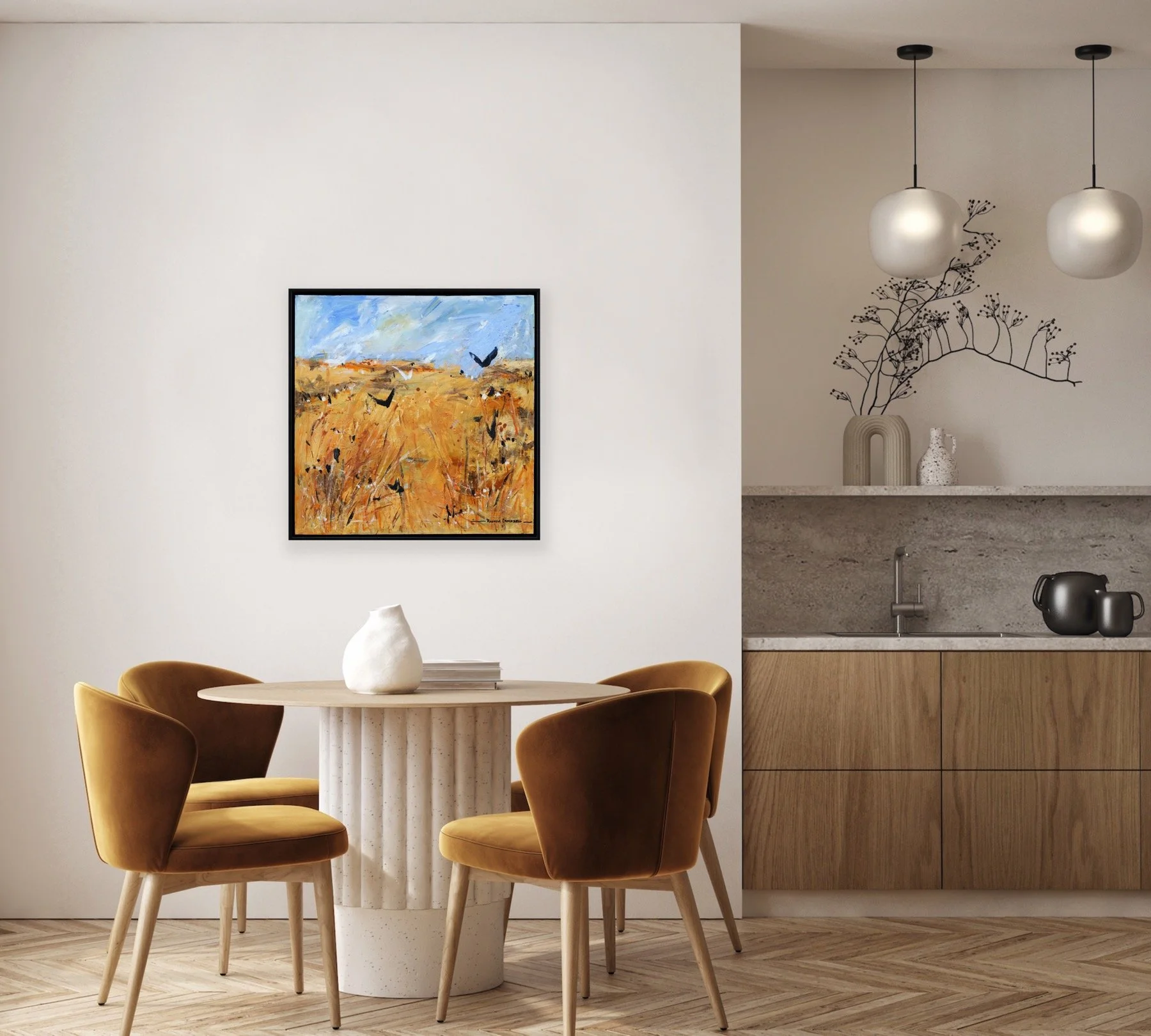 Rhonda Campbell, Australian Art, Abstract Landscape Painting, Shop Original Australian Art Online, The Corner Store Gallery.