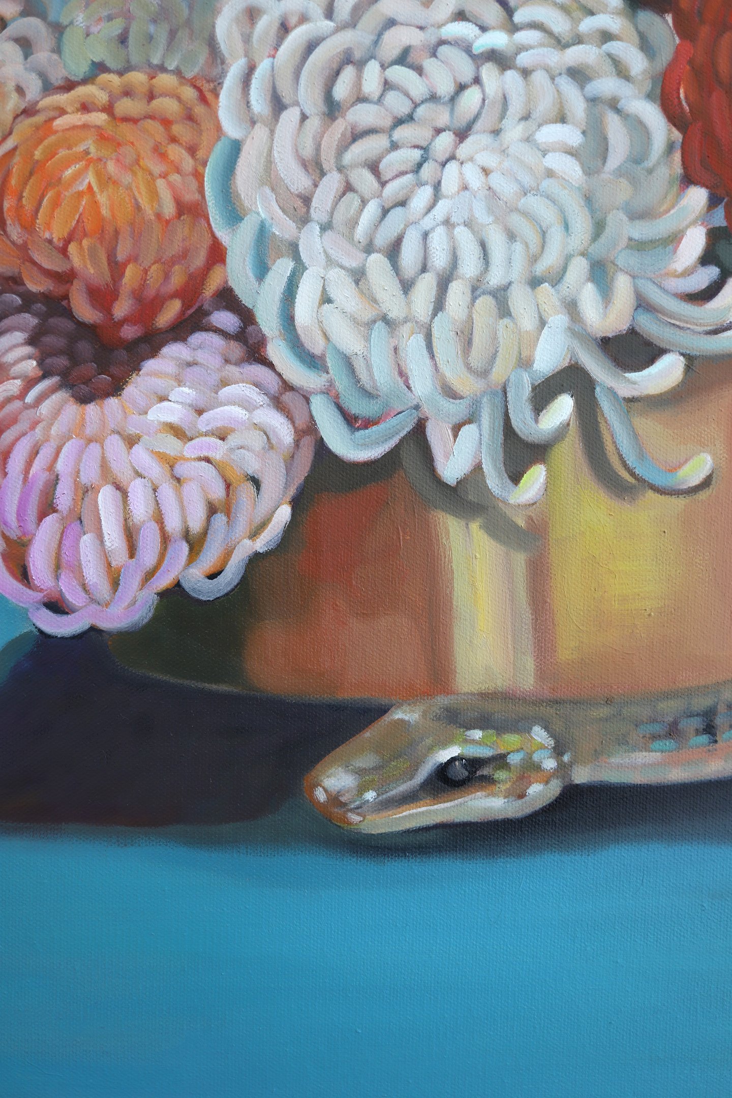 Sam Suttie, Australian Art, Shop Original Art Online, Still Life, Floral Art, Unique Art, The Corner Store Gallery.