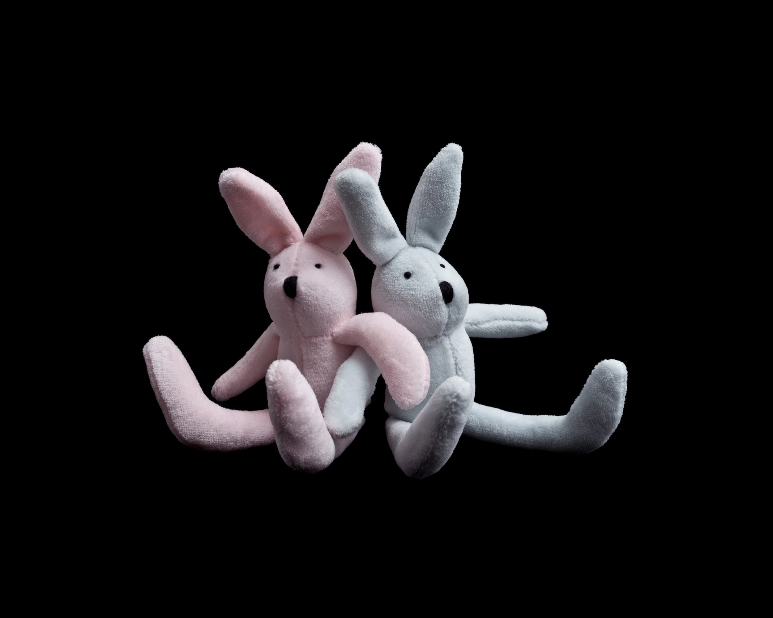   Pink &amp; Blue (bunnies 4)  
