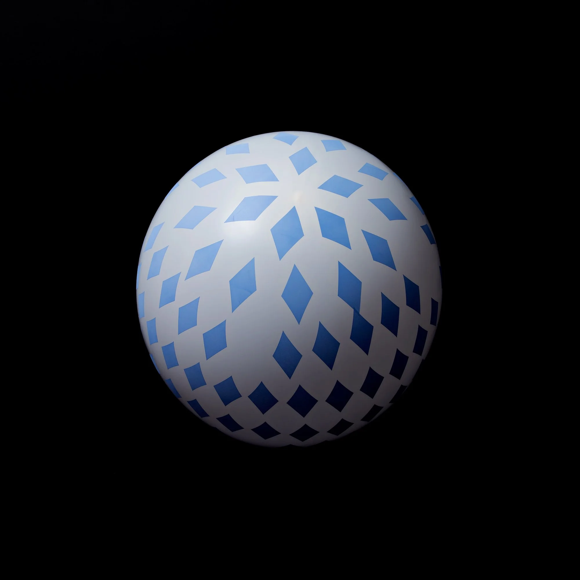   Pink &amp; Blue (harlequin party balloon 2)  