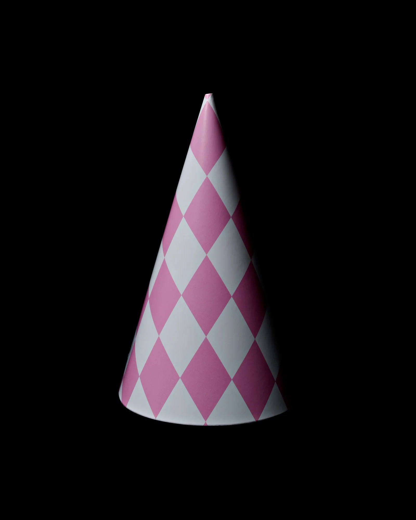   Pink &amp; Blue (harlequin party hat 1)  