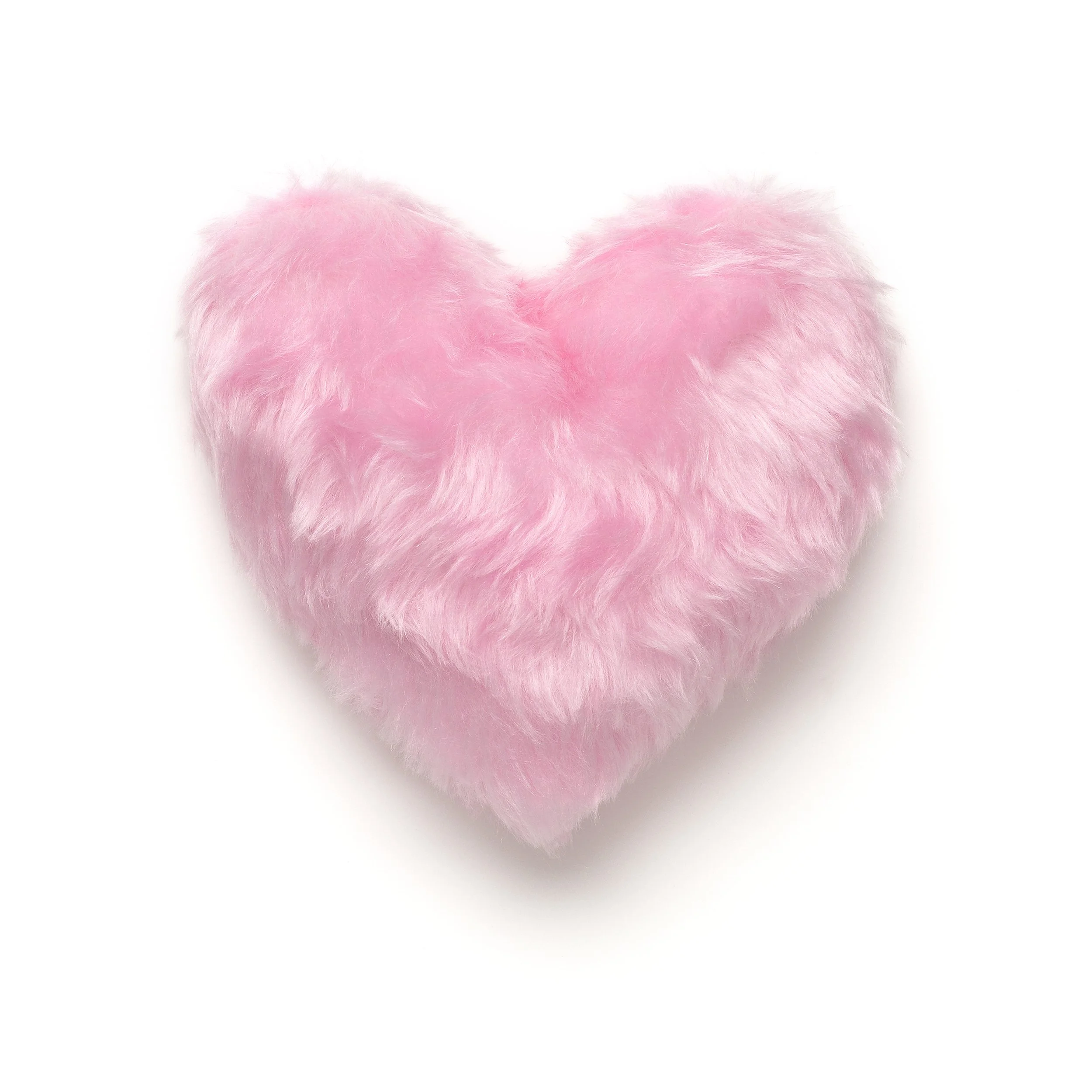 Faux fur heart
