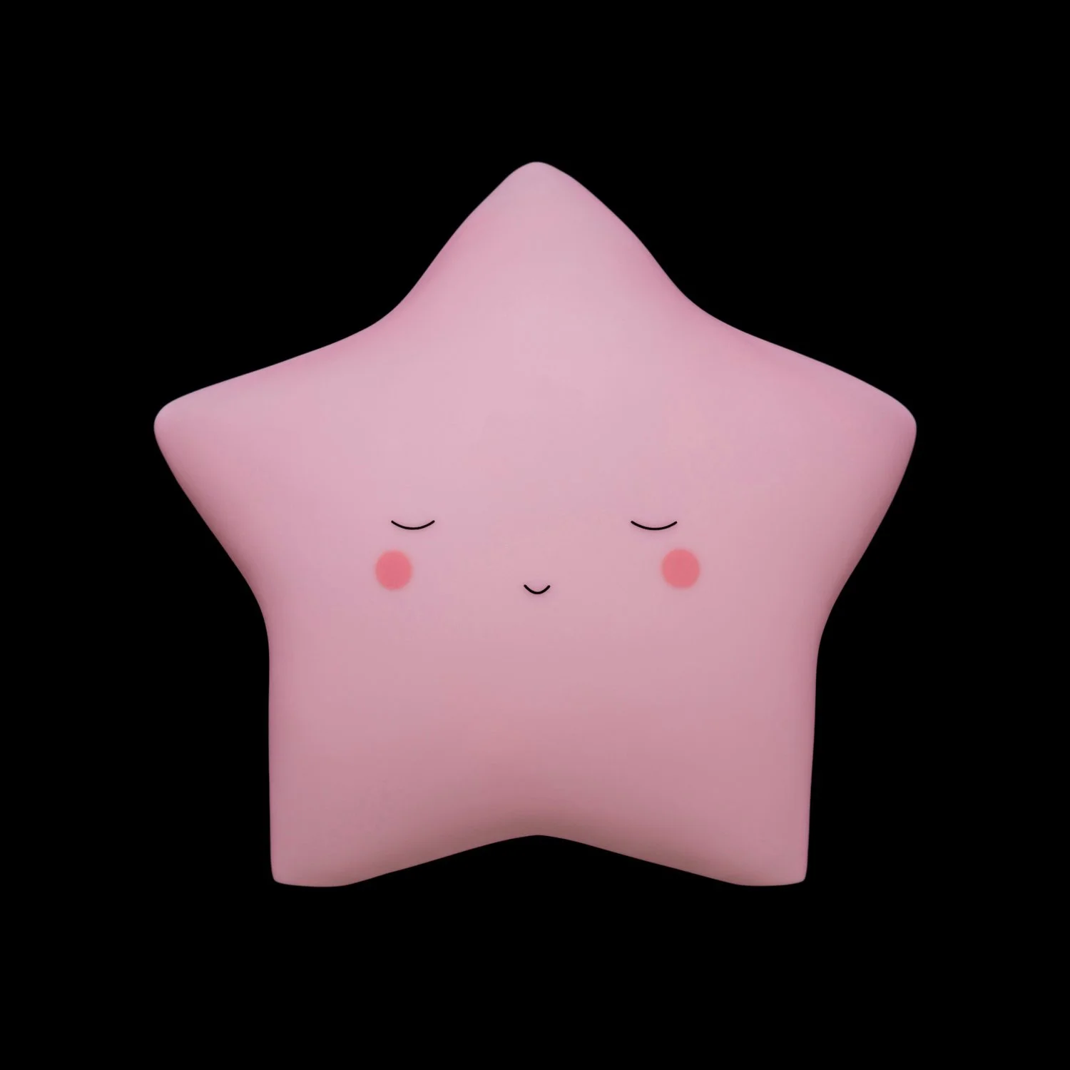 Pink star nightlight
