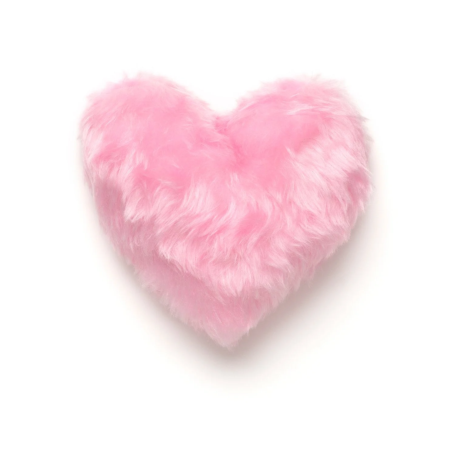 Faux fur heart