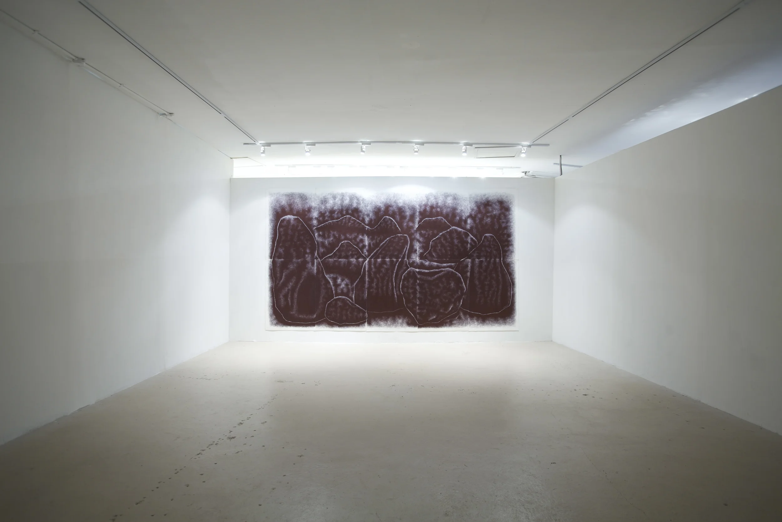 Garden of the Gods, biro on watercolour paper, 3.75 x 2m, 2014