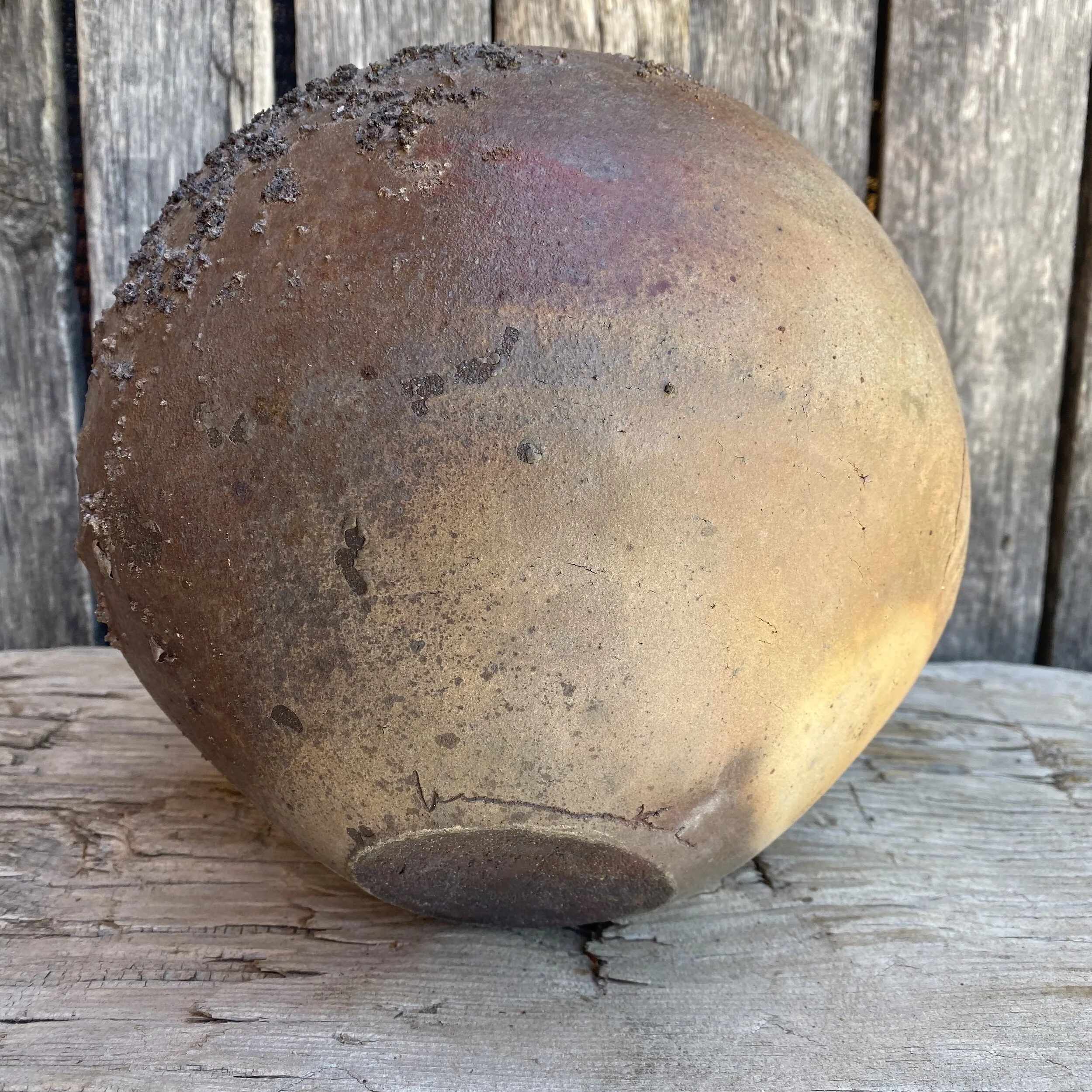 Large Crust Ash Orb Vase 4.JPG
